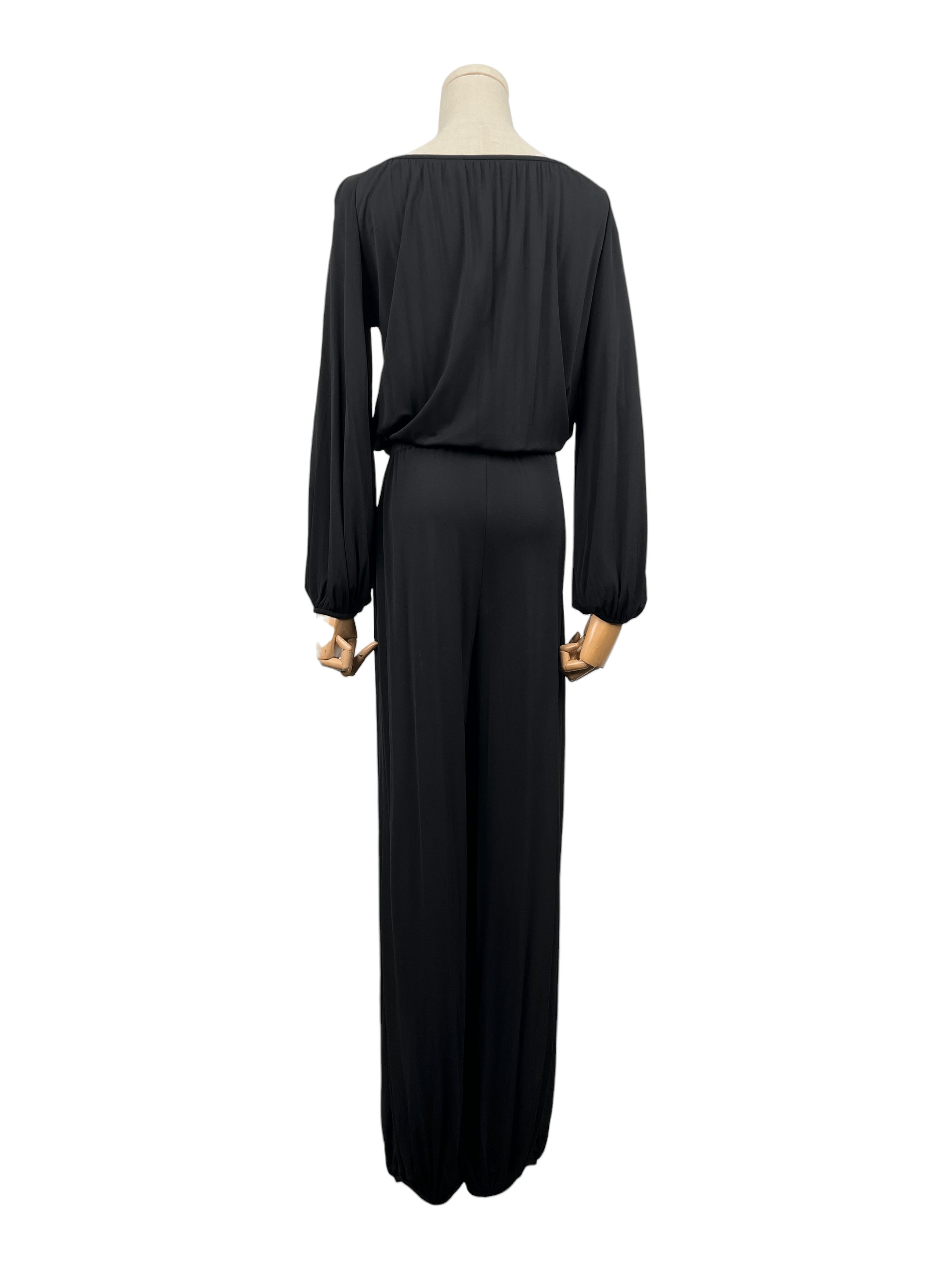 Dior Christian Dior Jumpsuit With Open V And Elastic Waistline Size XS / US 0-2 / IT 36-38 - 2 Thumbnail