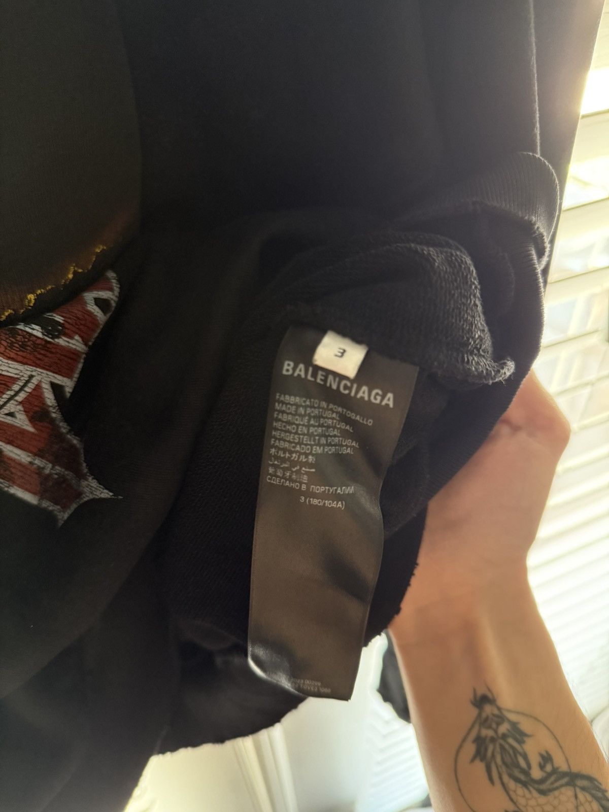 Balenciaga Balenciaga Paris Moon hoodie Size US L / EU 52-54 / 3 - 9 Thumbnail