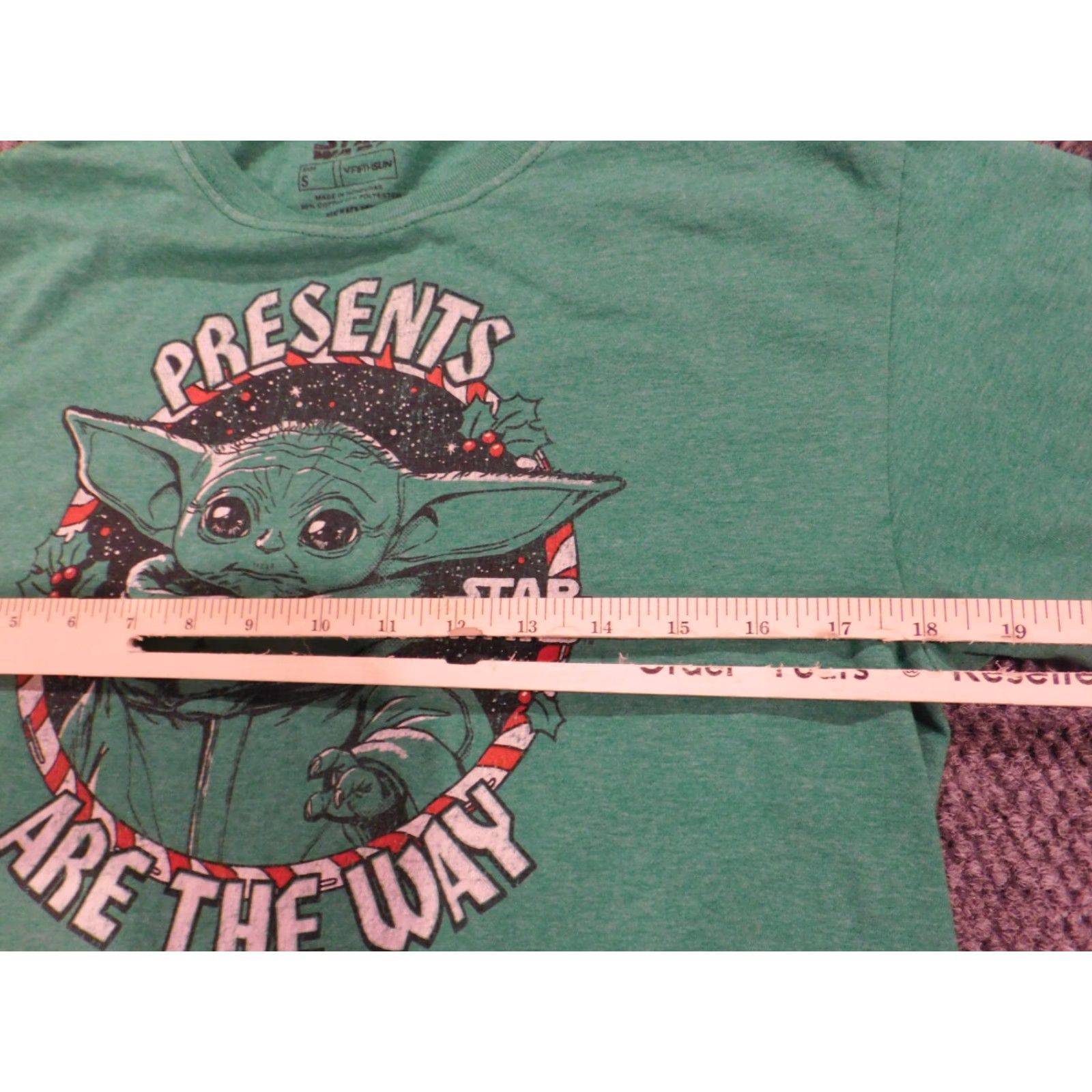 Star Wars Star Wars Shirt Men S Green Yoda Logo Graphic Knit Crew Neck Short Sleeve T-Shirt Size US S / EU 44-46 / 1 - 7 Thumbnail