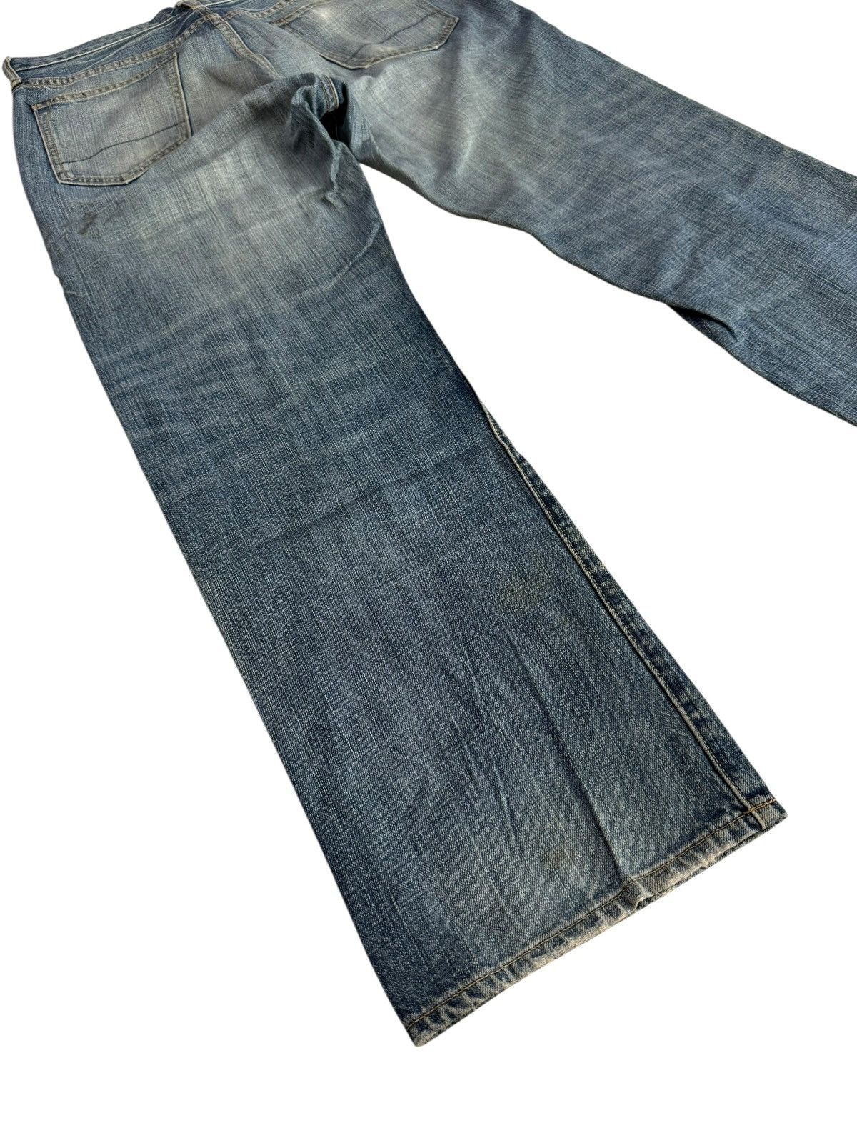 Gap Vintage Y2K Gap Baggy Distressed Nice Design Denim Jeans Size US 33 - 19 Thumbnail