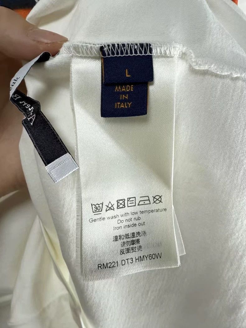 Louis Vuitton Louis Vuitton White Graffiti Short Sleeve Shirt-yf- Size US L / EU 52-54 / 3 - 4 Thumbnail