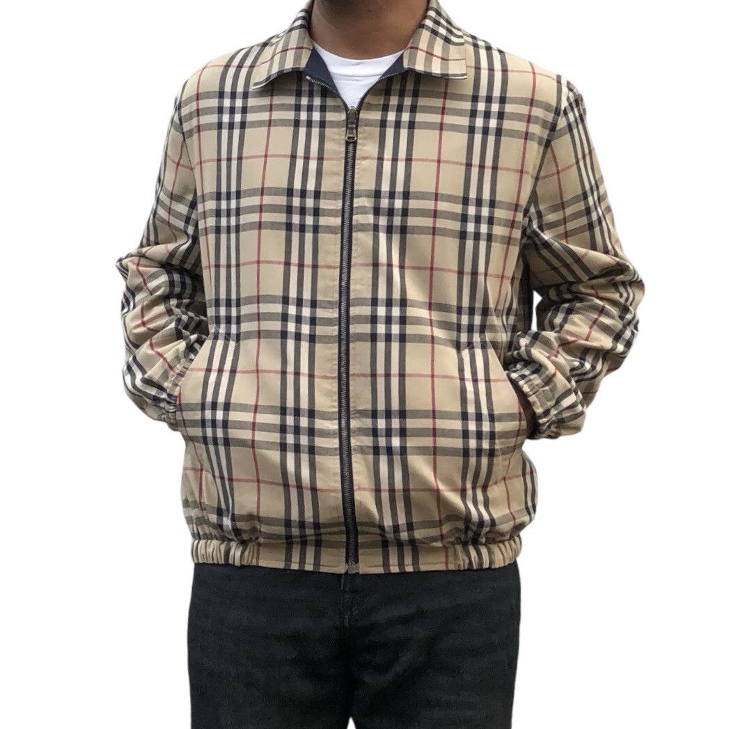 Burberry Vintage Burberry London Novacheck Reversible Bomber Jacket Size US L / EU 52-54 / 3 - 4 Thumbnail