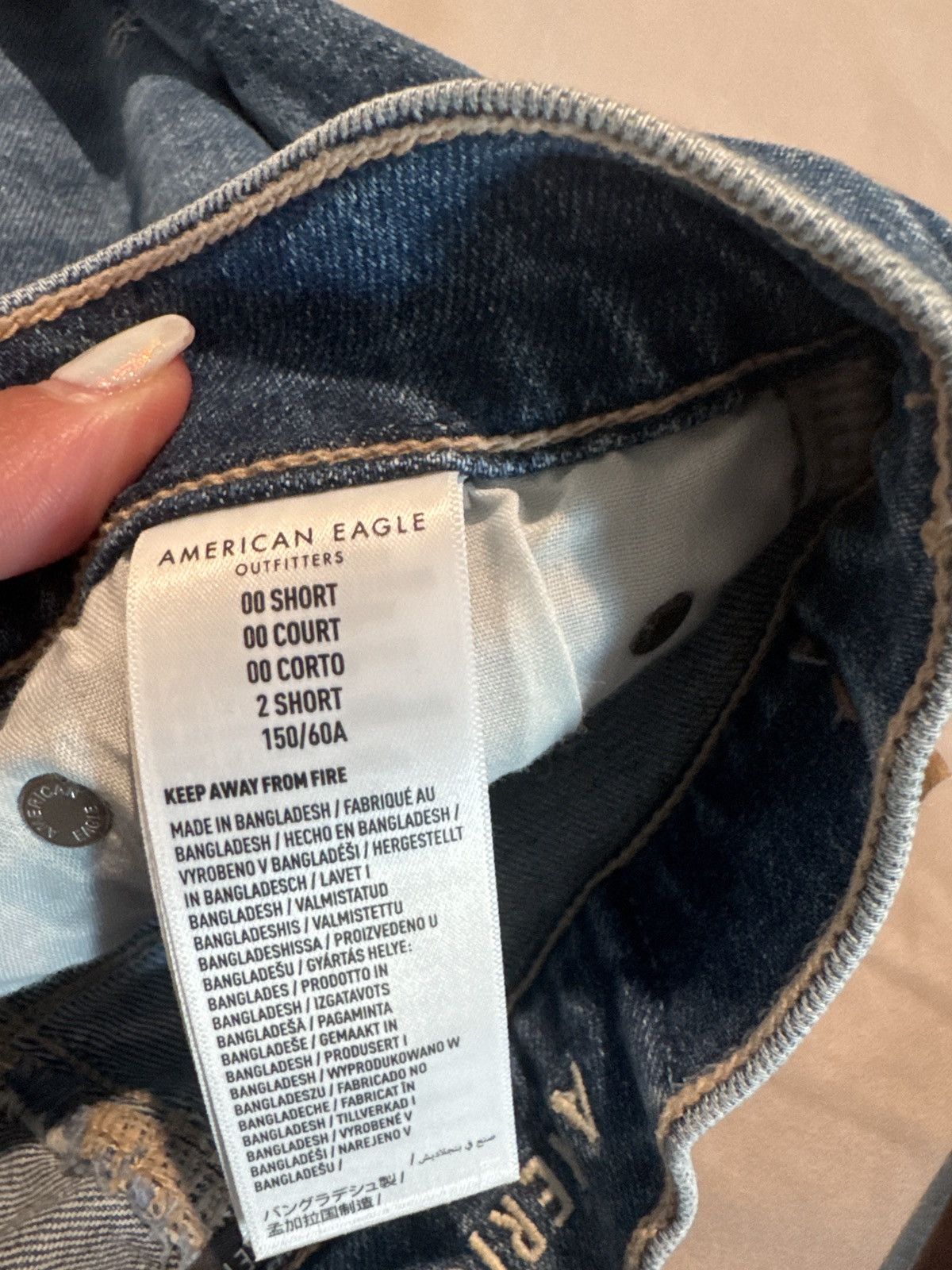 American Eagle Outfitters American Eagle Embroidered Size 24" / US 00 / IT 34 - 2 Thumbnail