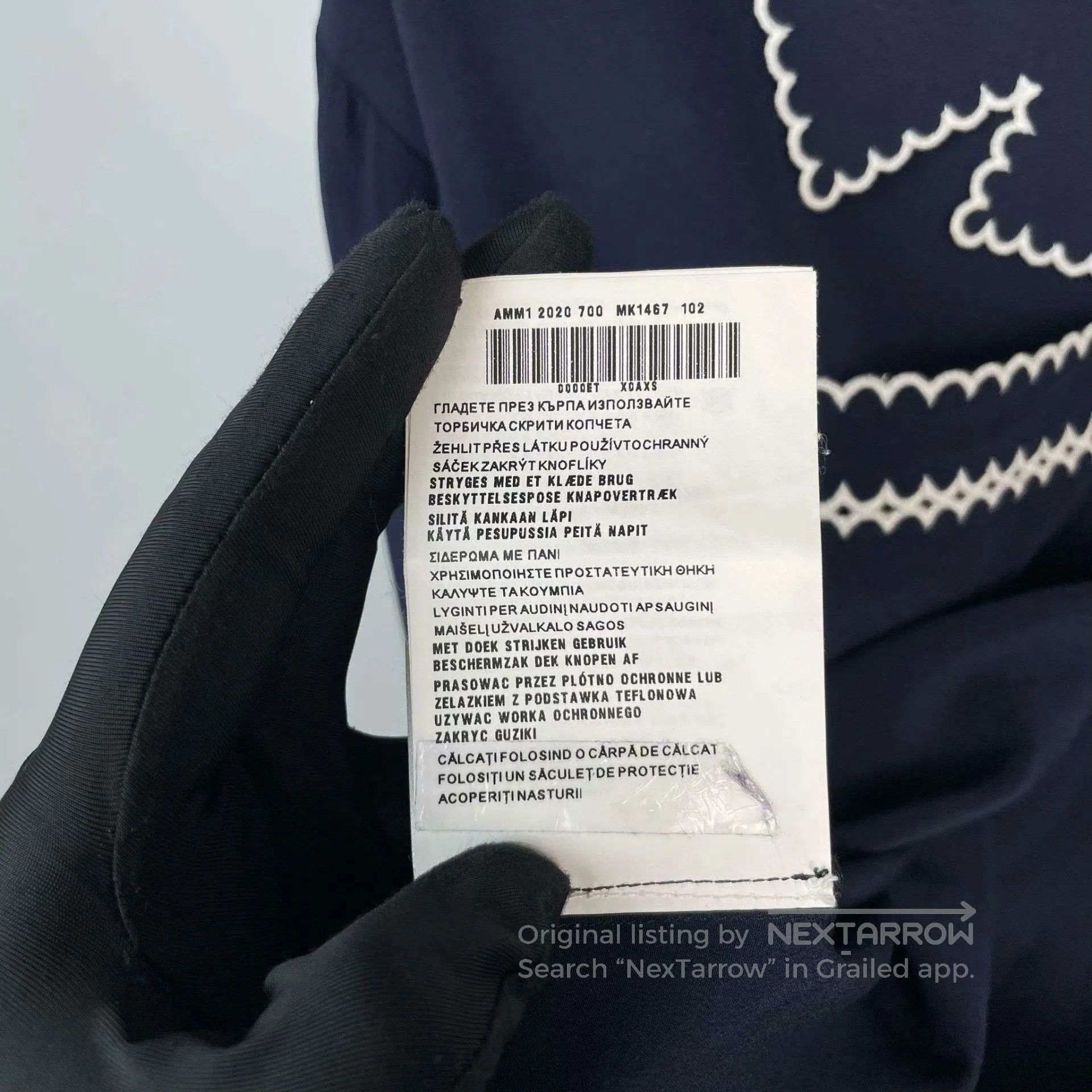 Miu Miu Miu Miu Dark Blue Silk Shirt. Size M / US 6-8 / IT 42-44 - 3 Thumbnail