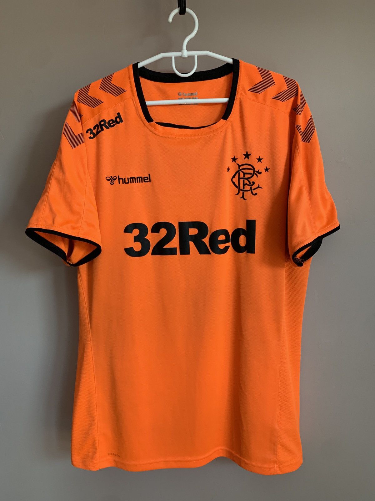 Hummel Glasgow Rangers Away Football Shirt Hummel Soccer Jersey XL Size US XL / EU 56 / 4 - 1 Thumbnail