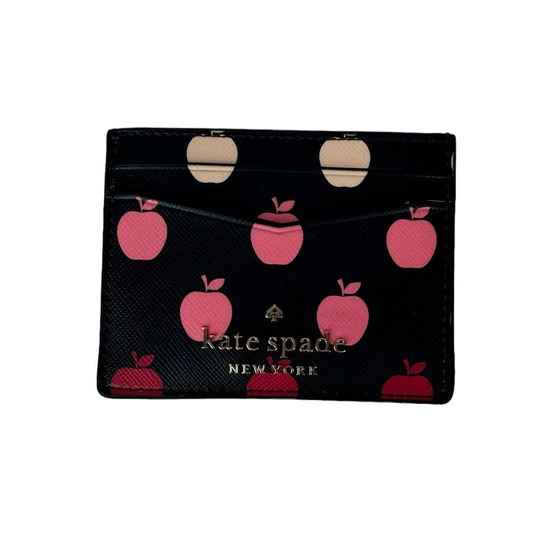 Kate Spade Kate Spade Staci Small Slim Card Holder Orchard Apple Print Size ONE SIZE - 1 Thumbnail
