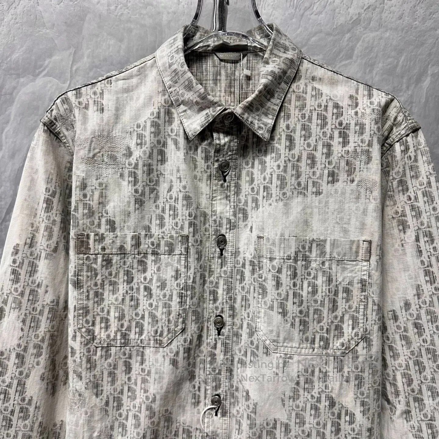 Dior Dior Distressed Denim Shirt Jacket for Women. Size US M / EU 48-50 / 2 - 2 Thumbnail