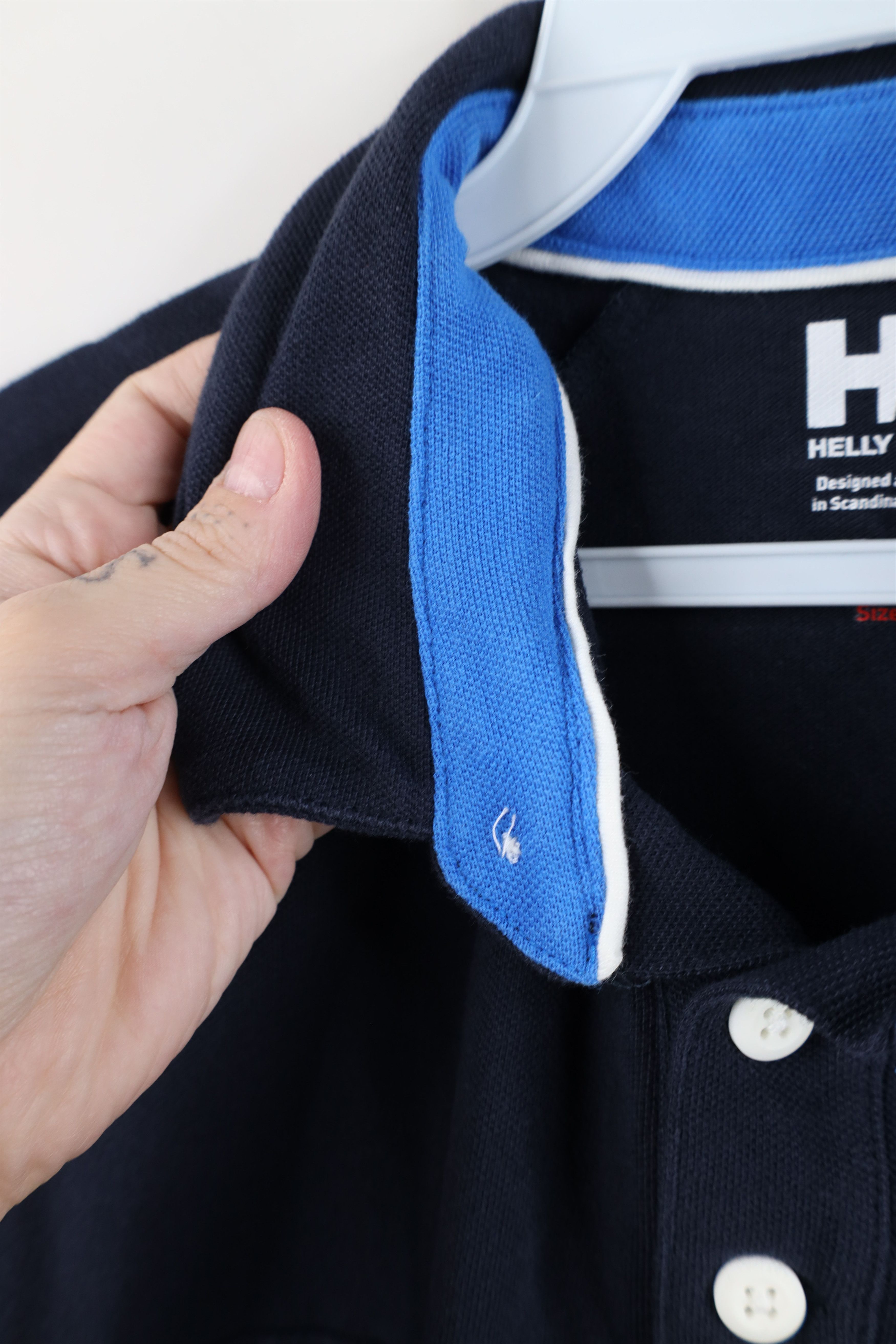Helly Hansen Vintage Helly Hansen Spell Sailing Collared Polo Shirt Blue Size US M / EU 48-50 / 2 - 7 Thumbnail
