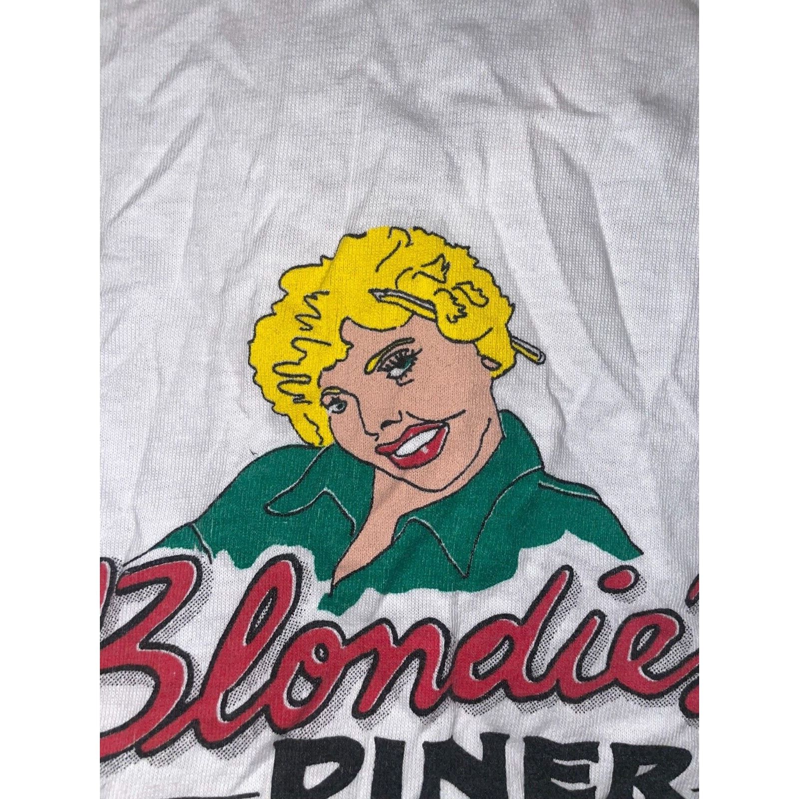 Vintage Vintage Polo Shirt Blondie's Diner Red Bluff California Tee Size US M / EU 48-50 / 2 - 6 Thumbnail