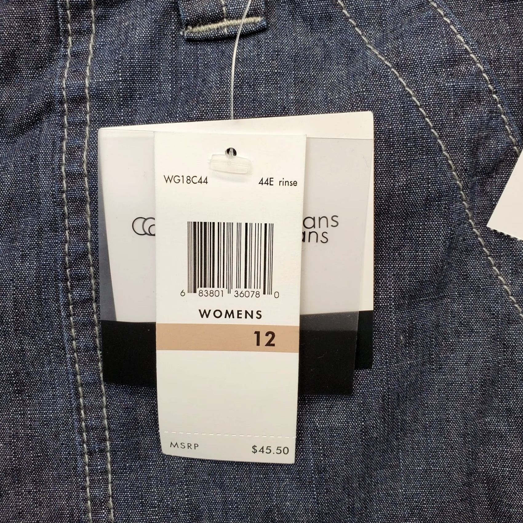 Calvin Klein Calvin Klein Shorts Womens 12 Denim Stretch Flat Front Cuffed 5-Pocket Blue Size 12 CK Womens Casual Summer Vintage: No Size 34" / US 12 / IT 48 - 7 Thumbnail