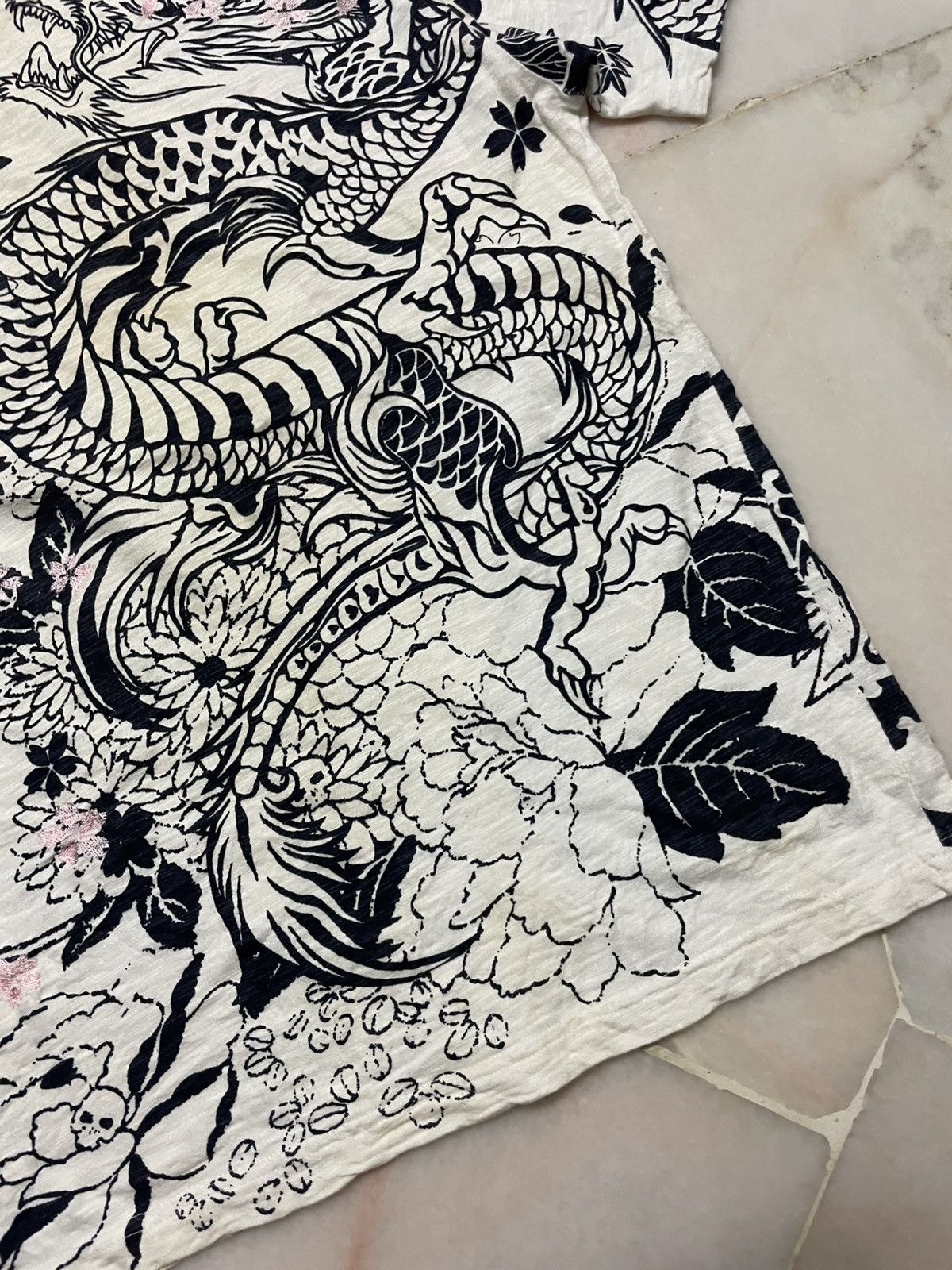 Seditionaries Japanese Culture Tattoo Dragon 3D Print Yakuza Style T-Shirt Size US S / EU 44-46 / 1 - 21 Thumbnail