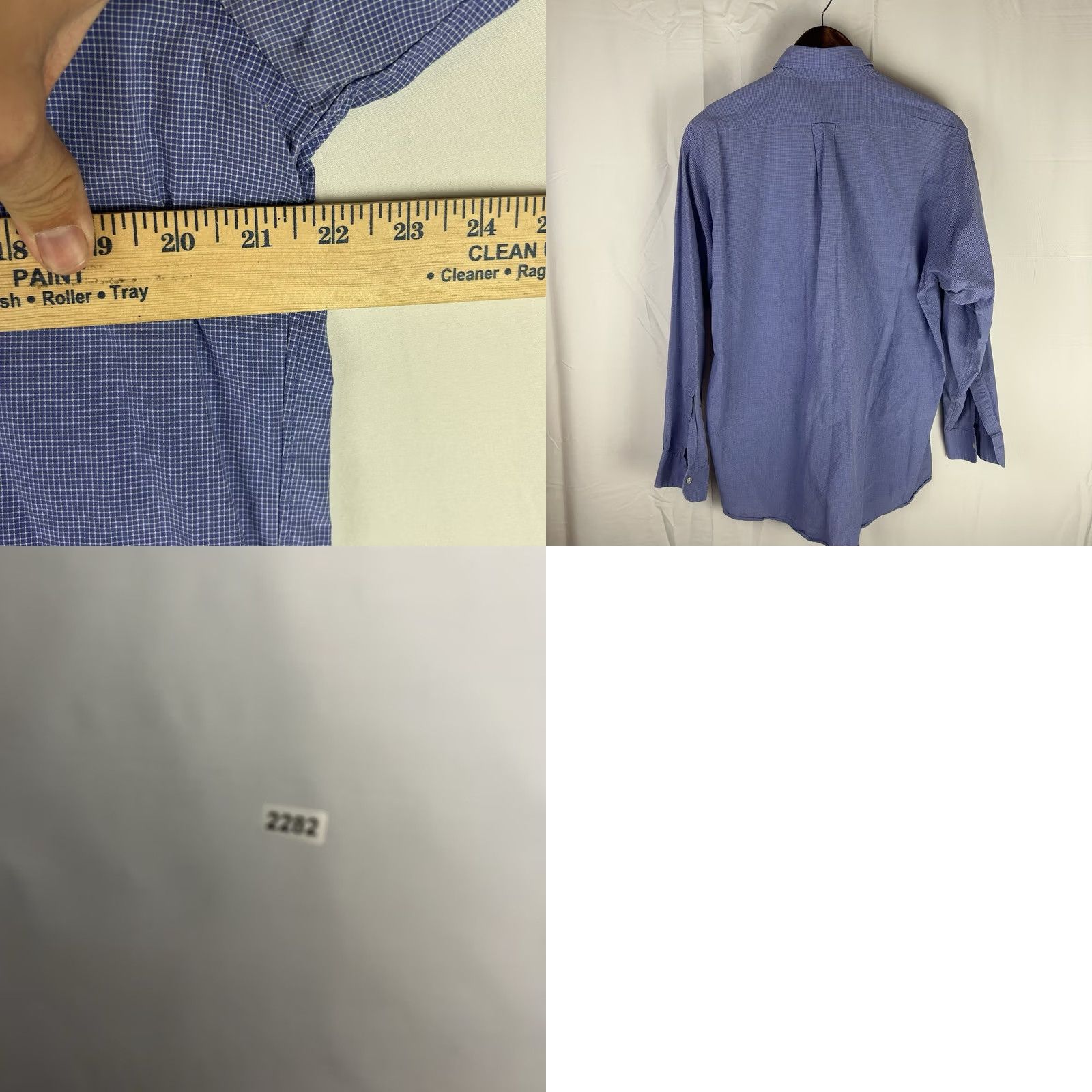 Brooks Brothers Brooks Brothers 1818 Button Up Shirt Men Cotton 15 1/2 - 3 Check Long Sleeve Size US L / EU 52-54 / 3 - 8 Thumbnail