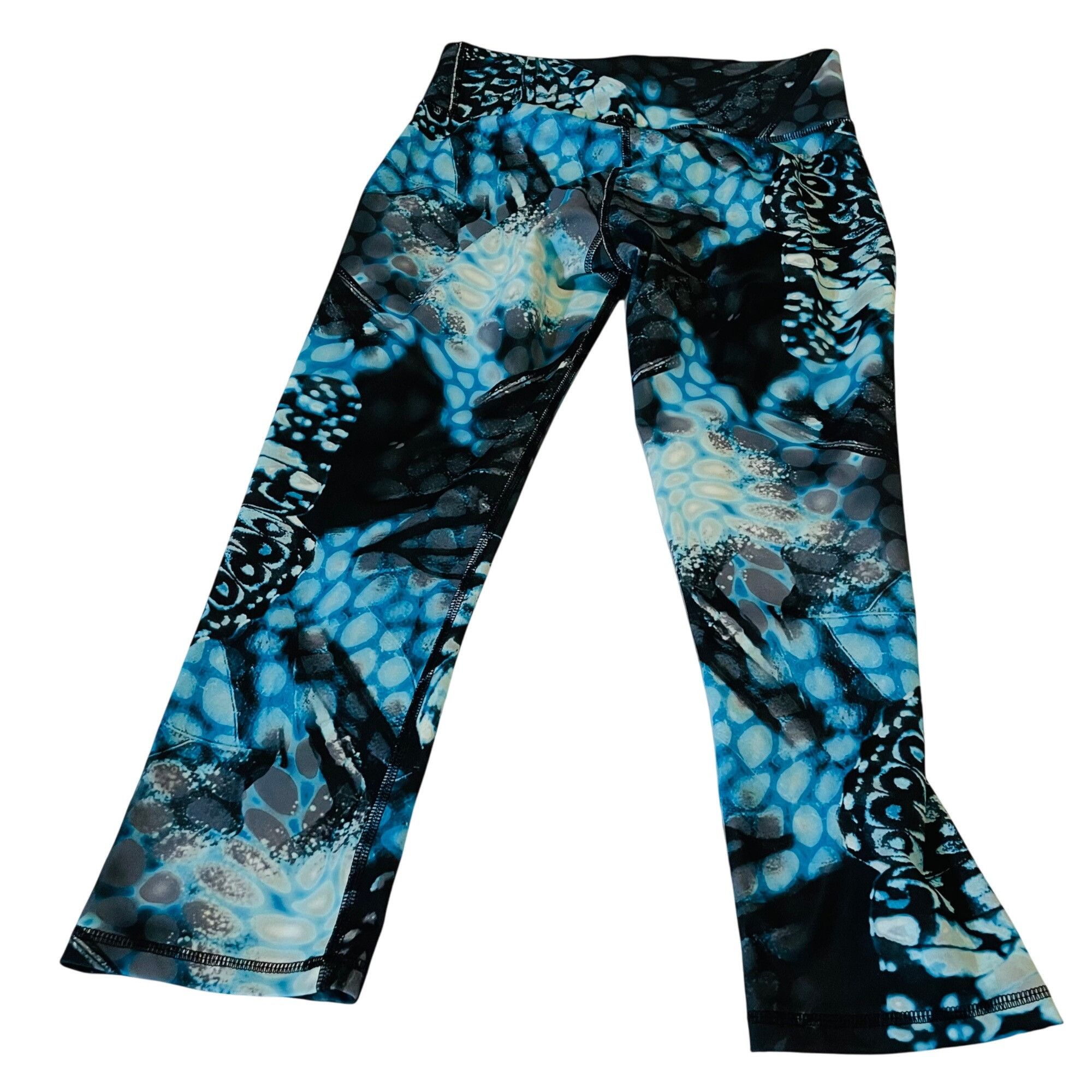 Other Champion Womens Powertrain Leggings Butterfly Print Blue & B Size 27" / US 4 / IT 40 - 2 Thumbnail