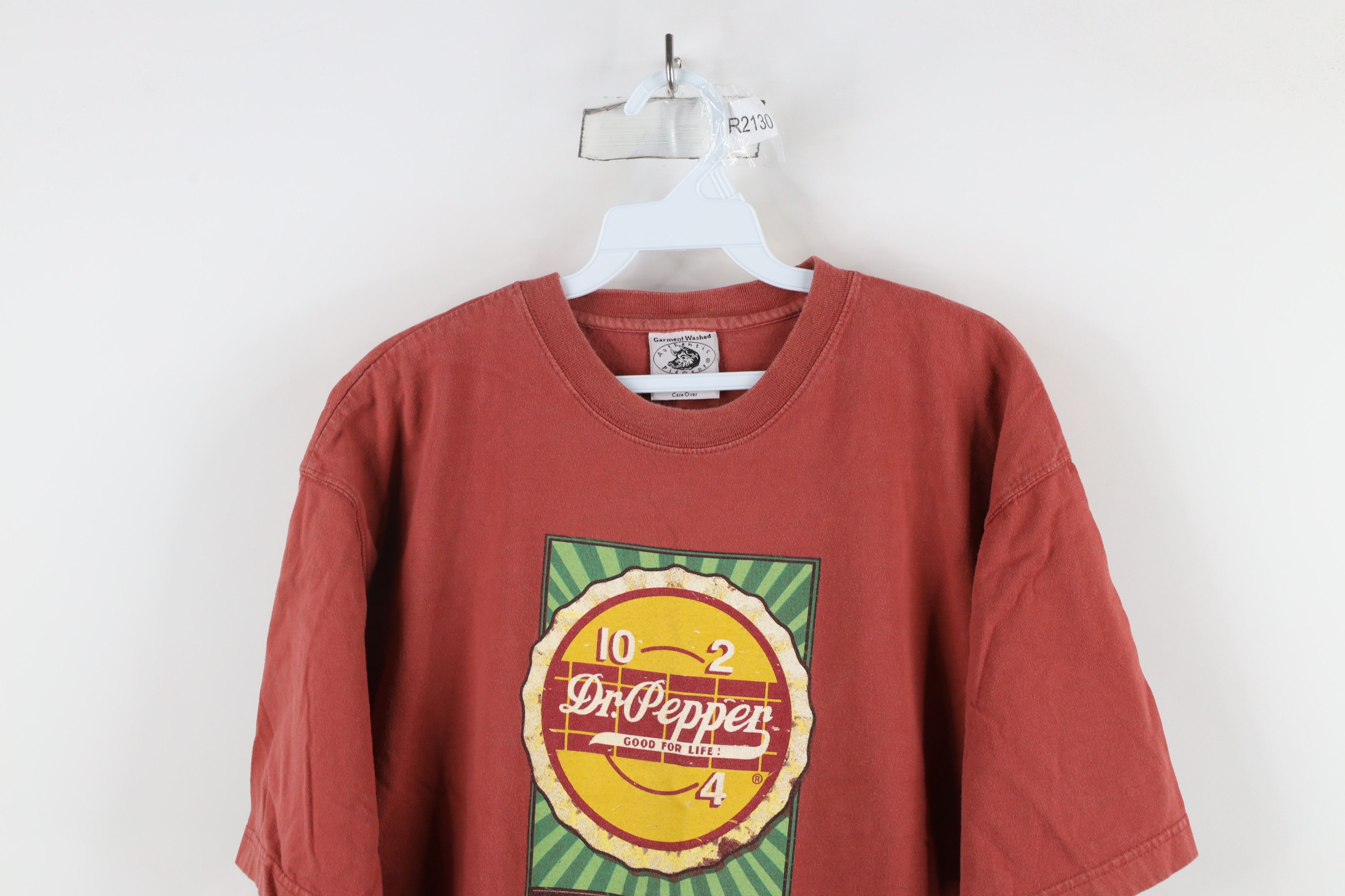 Vintage Vintage 90s Spell Out Pigment Dye Dr Pepper Soda Pop T-Shirt Size US L / EU 52-54 / 3 - 2 Thumbnail