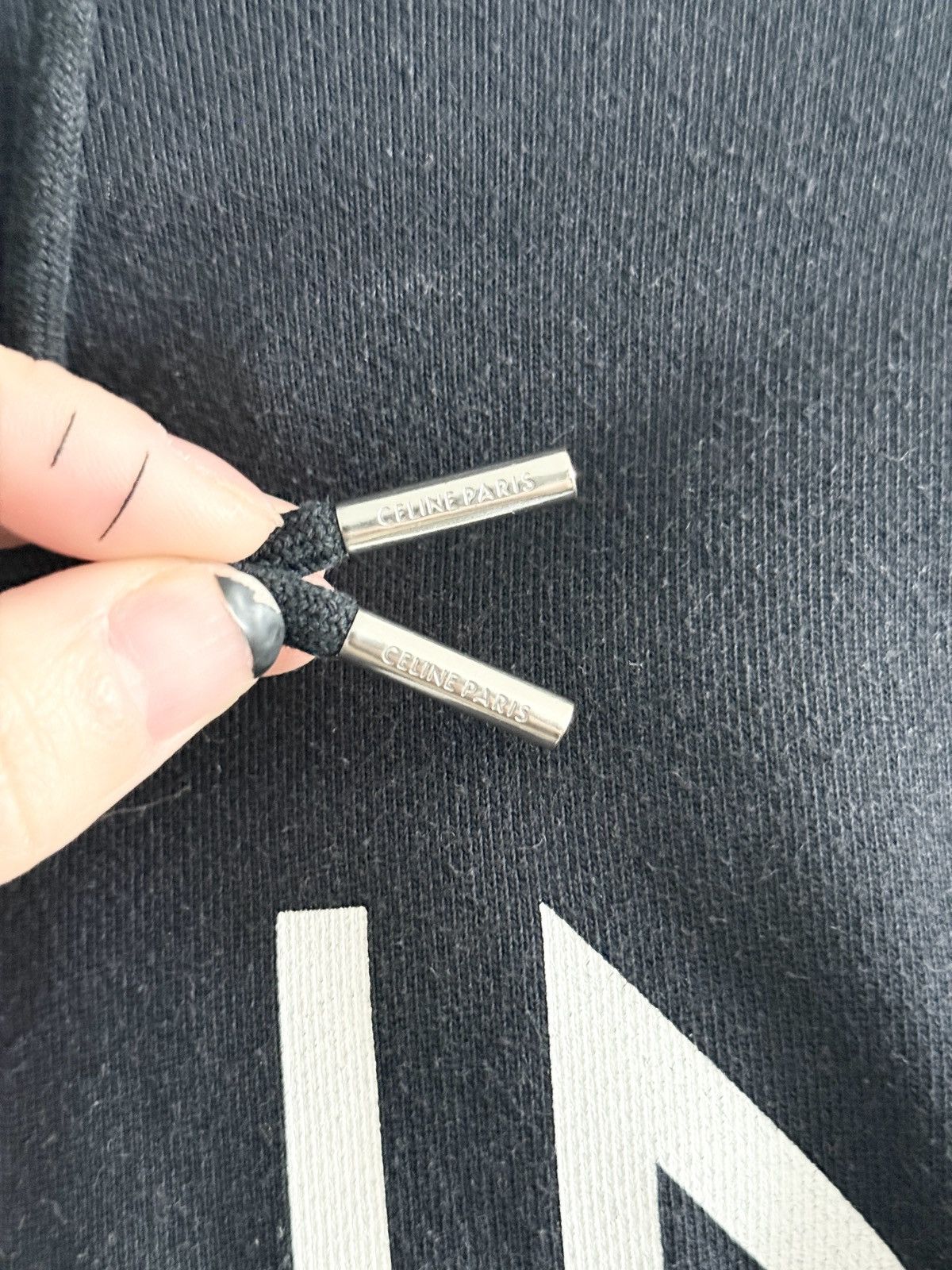 Celine ICONIC! Celine Center Logo Hoodie Size US XL / EU 56 / 4 - 4 Thumbnail