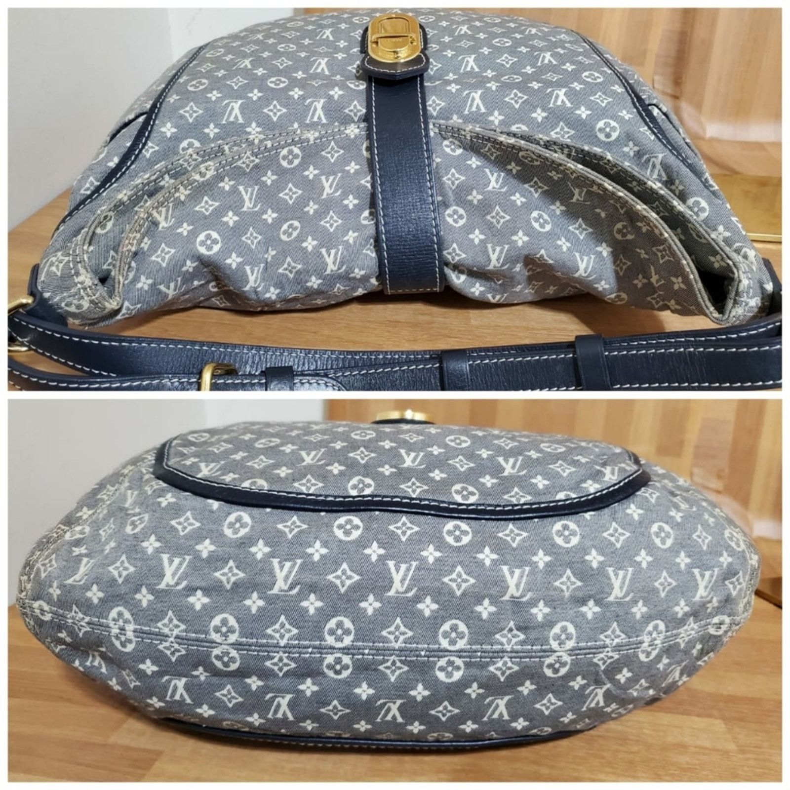 Louis Vuitton Auth LOUIS VUITTON Encre Monogram Idylle Canvas Romance Bag Size ONE SIZE - 7 Thumbnail