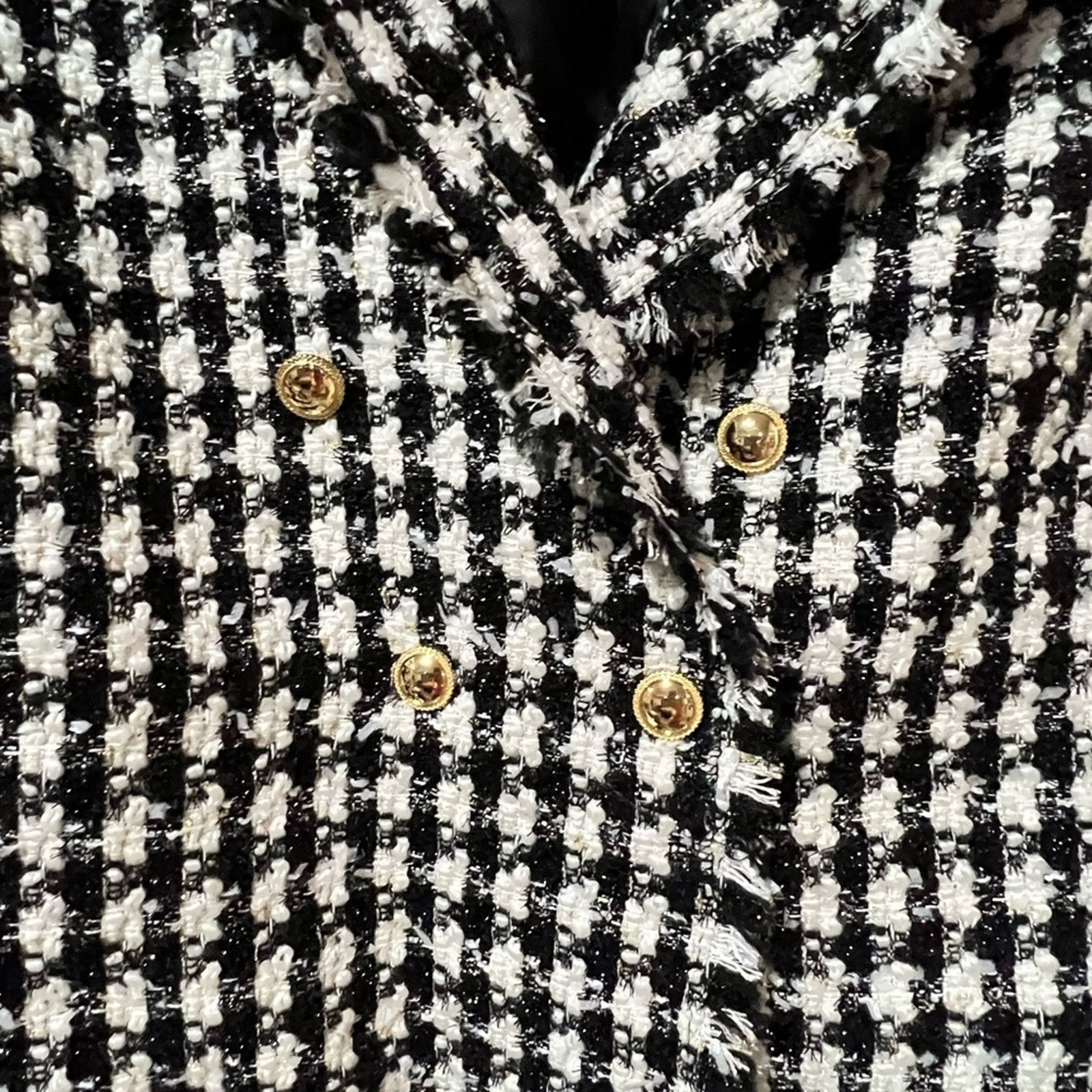 House of Harlow House of Harlow 1960 Tweed Chanel Style Blazer Jacket Large Size L / US 10 / IT 46 - 6 Thumbnail