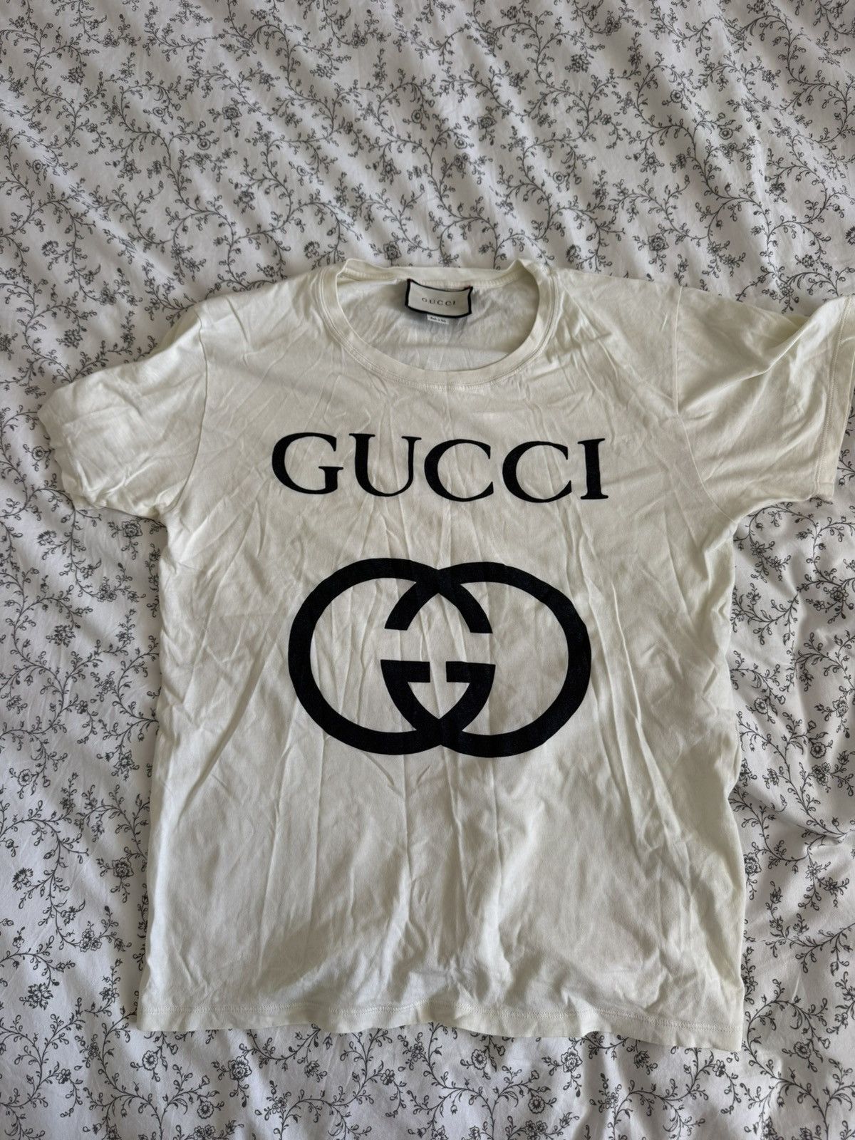 Gucci Gucci logo t shirt Size US M / EU 48-50 / 2 - 1 Thumbnail