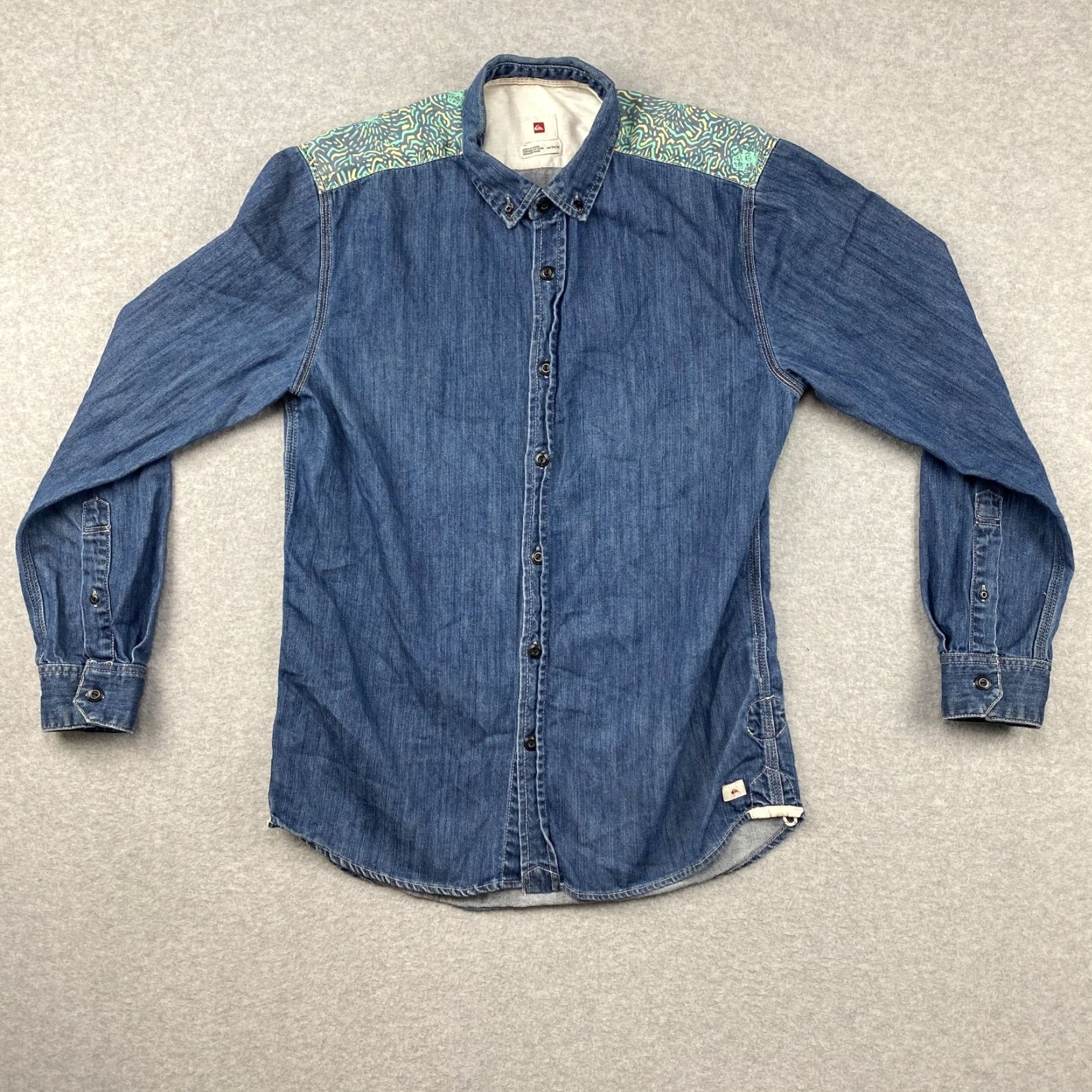 Billabong Billabong Chambray Button Down Shirt Mens M Blue Retro Western Shirt M Billabong Chambray Button-Down Mens M Blue Western Retro Denim Size US M / EU 48-50 / 2 - 2 Thumbnail