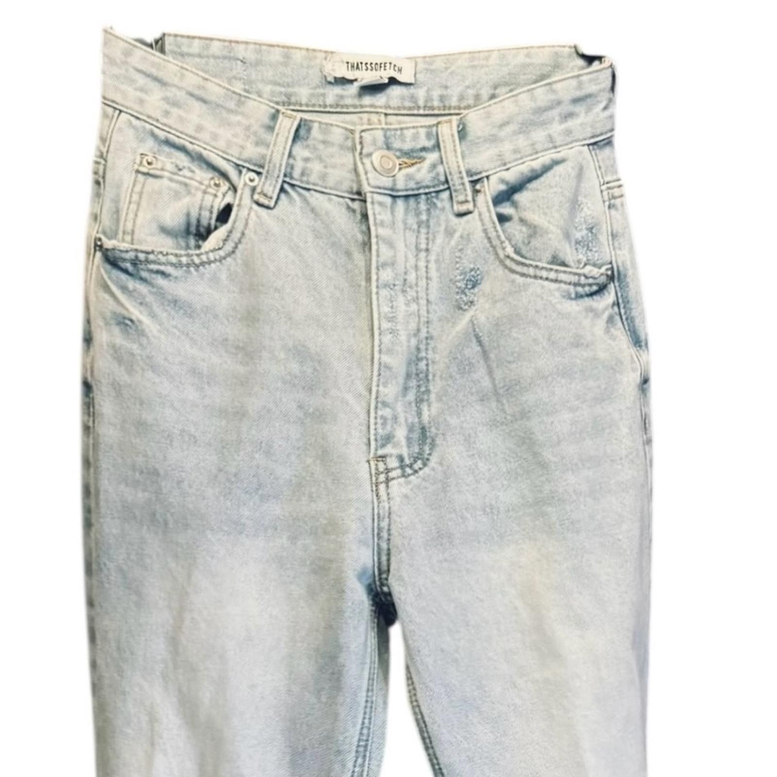 Designer THATSSOFETCH. Varski Jeans Blue Denim Tall. Size 2. Size 26" / US 2 / IT 38 - 8 Thumbnail