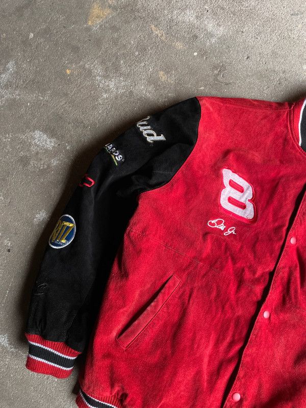 Vintage vintage budweiser varsity jacket snap on nascar racing f1 Size US XXL / EU 58 / 5 - 5 Thumbnail