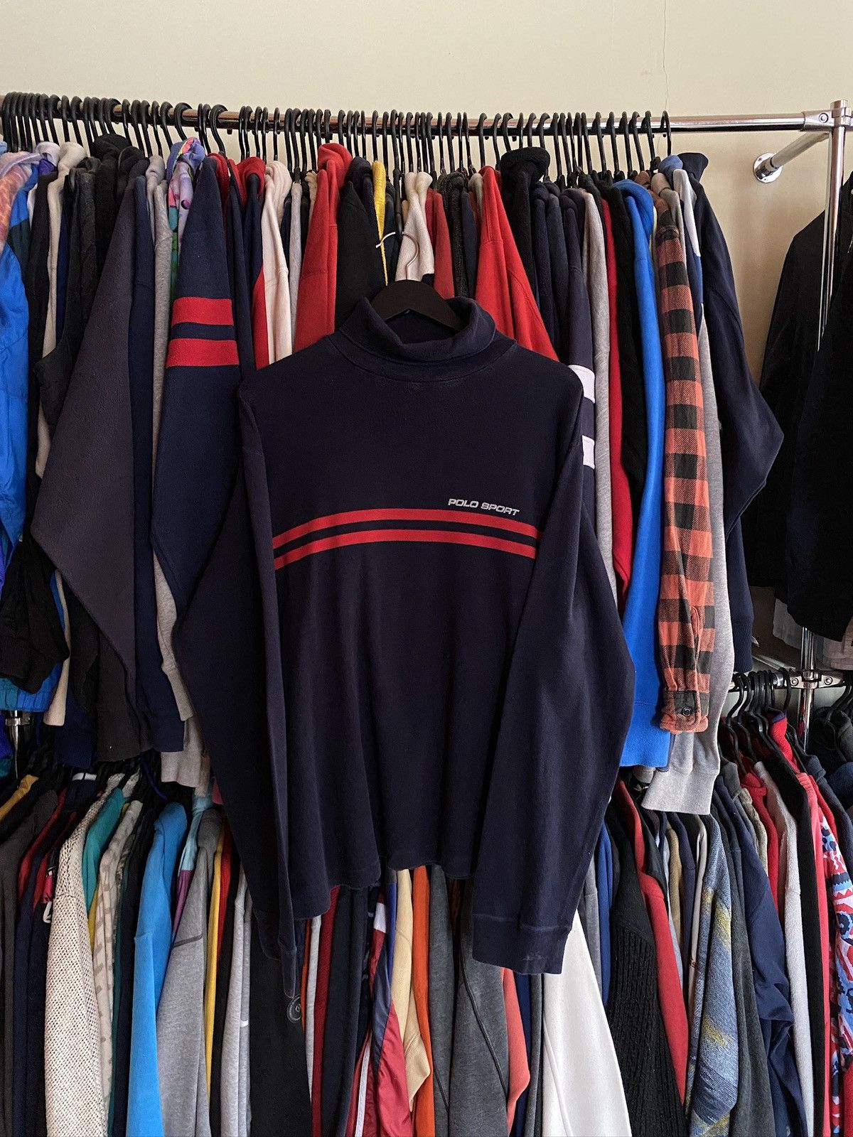 Polo Ralph Lauren VINTAGE POLO SPORT RALPH LAUREN TURTLENECK 90s Size US XL / EU 56 / 4 - 1 Thumbnail
