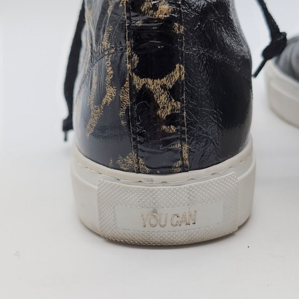 P448 P448 OOP Celebrity Skate Sz 10.5 Black and Gold Leopard Hig Size US 10.5 / IT 40.5 - 5 Thumbnail