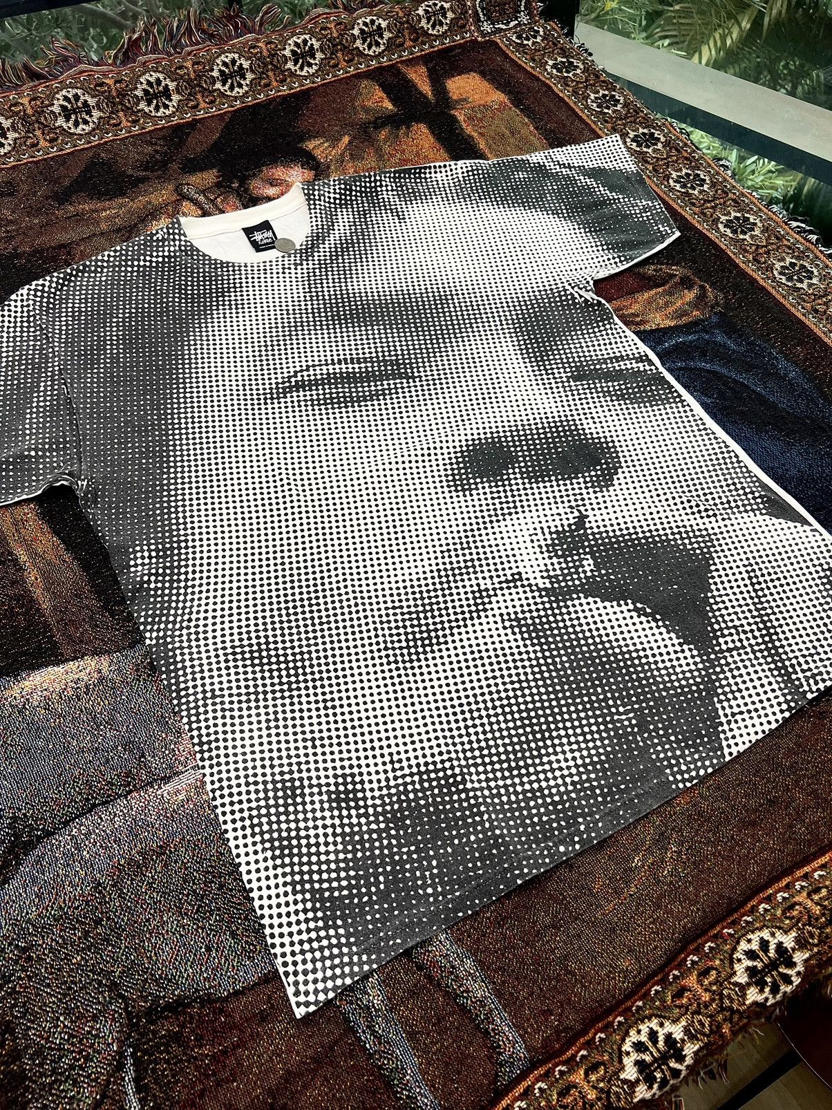 Stussy Stussy Peter Tosh AOP Tee Size US XL / EU 56 / 4 - 2 Thumbnail