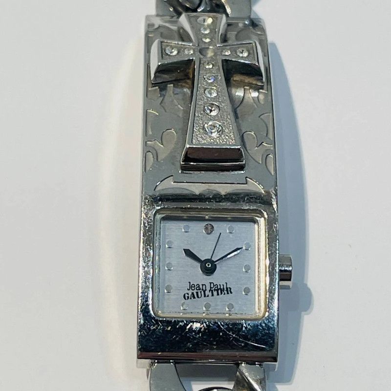 Archive Jean Paul Gaultier Cross Watch Bracelet
