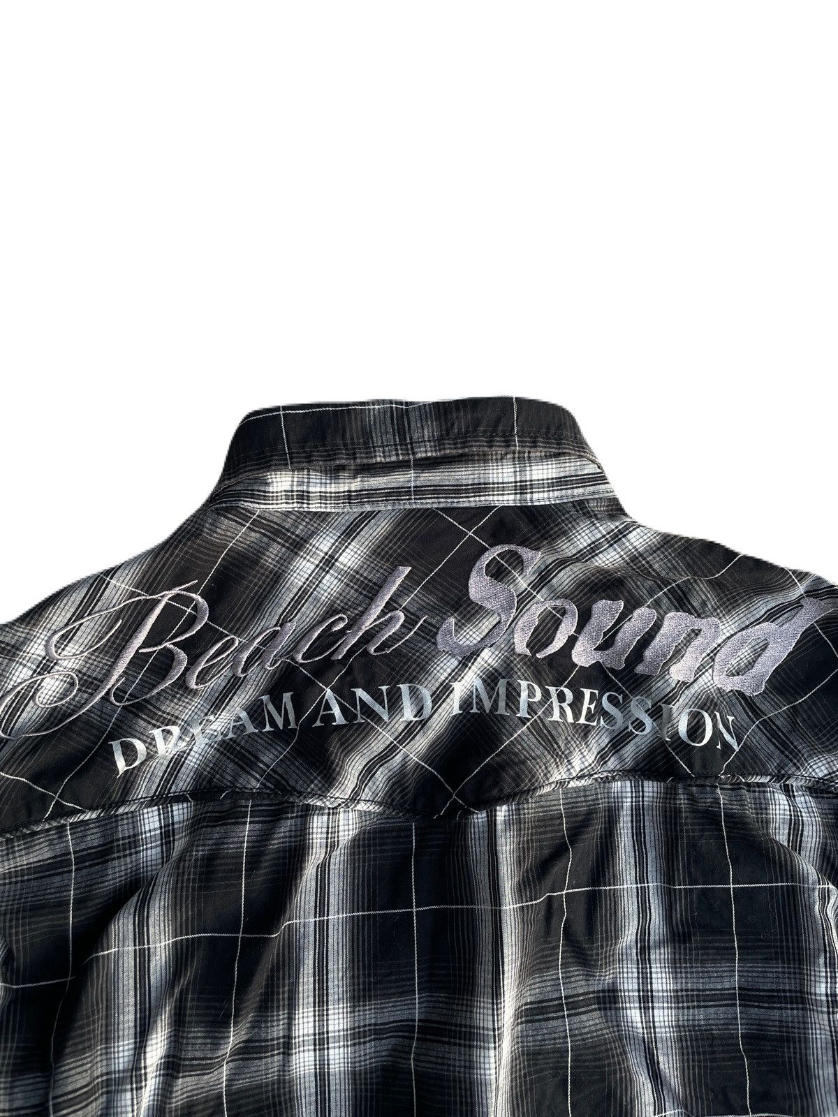 If Six Was Nine 2000s Japanese archive Vkei Poem Embroidery Plaid Shirts Size US S / EU 44-46 / 1 - 5 Thumbnail