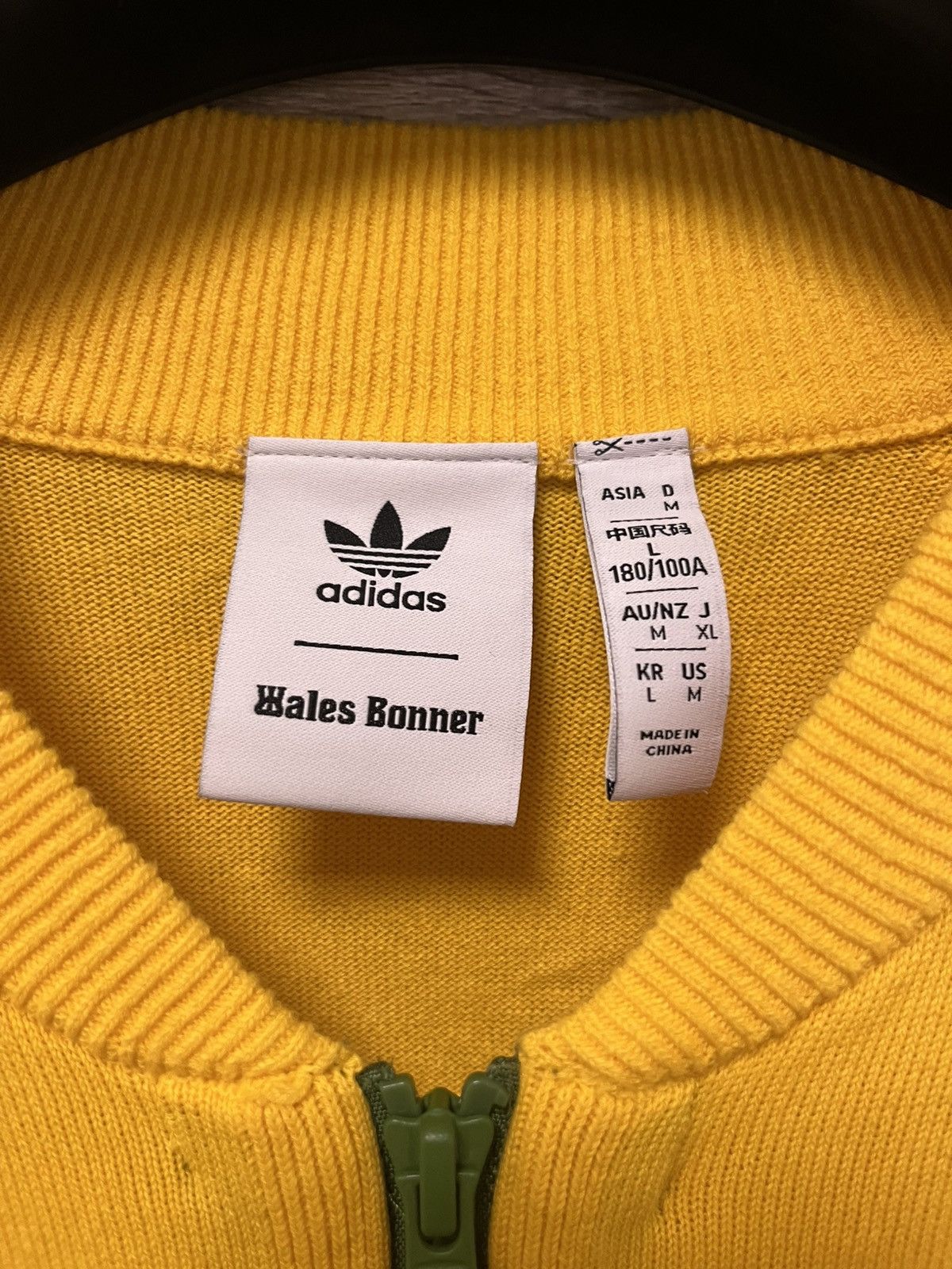Adidas × Wales Bonner wales bonner adidas track jacket yellow Size US L / EU 52-54 / 3 - 5 Thumbnail