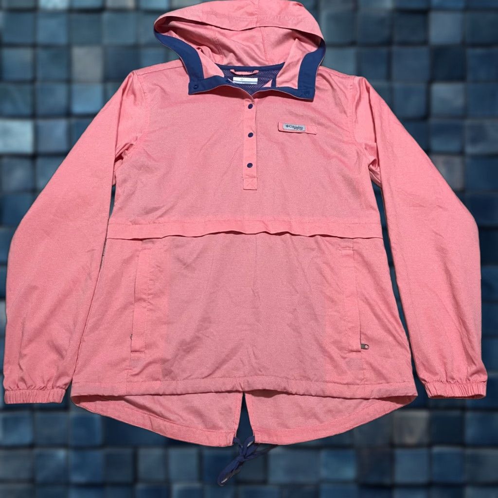 Pinko Columbia PFG Womens Jacket Windbreaker XS Pink Hooded Long Sleeve with Pockets - Regular, Softshell, Nylon? Size XS / US 0-2 / IT 36-38 - 1 Thumbnail