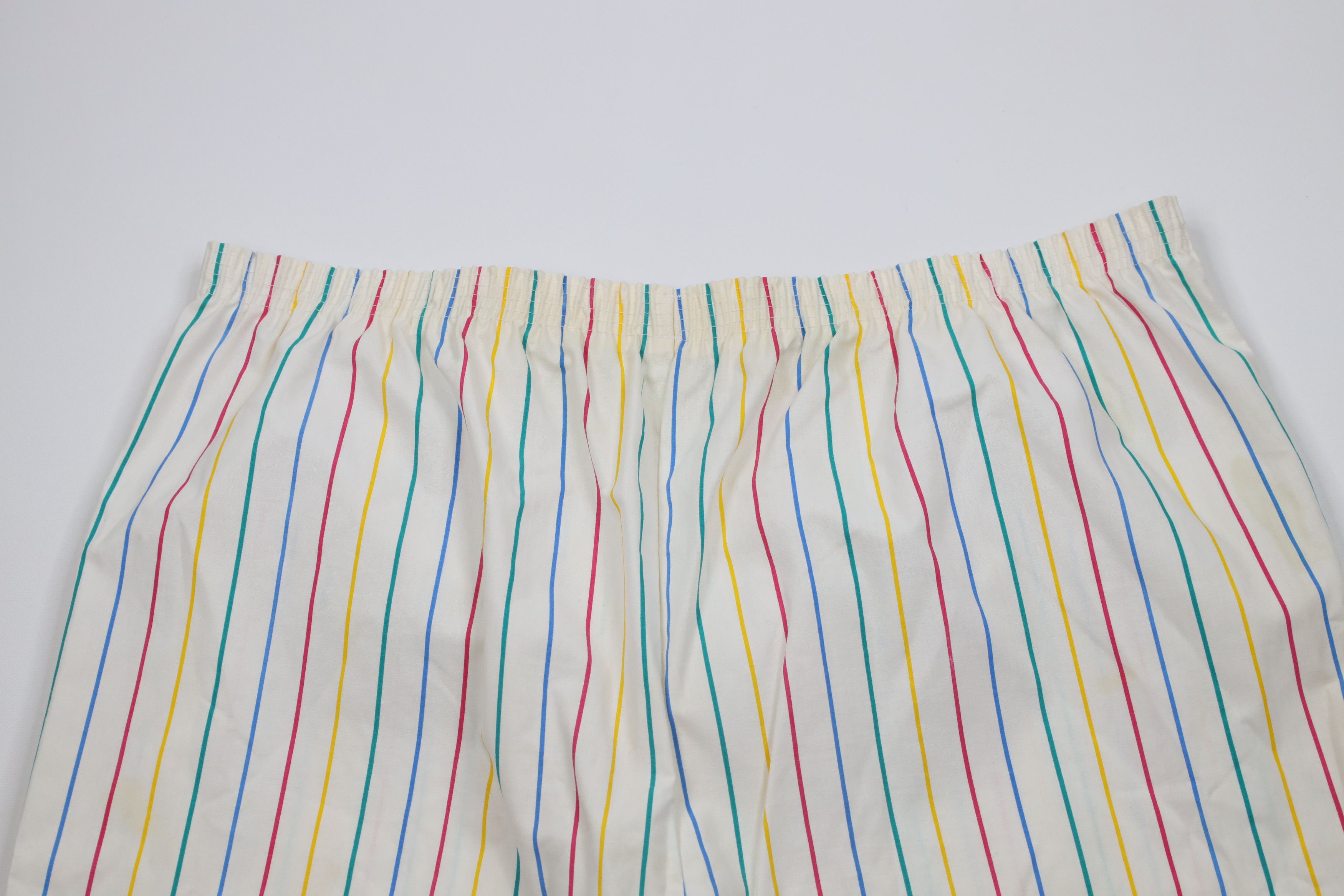 Vintage Vintage 90s Streetwear Striped Sleep Pajamas Shorts USA Size US 44 / EU 60 - 11 Thumbnail
