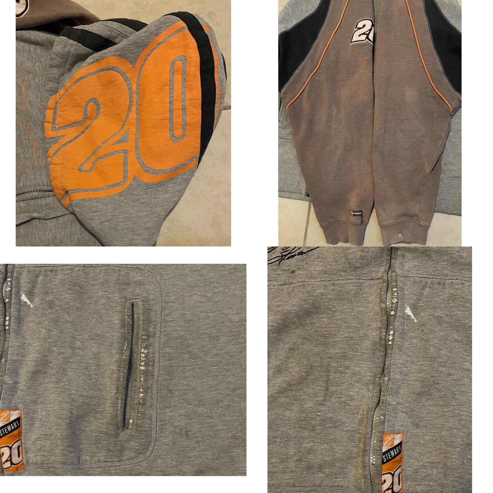 Vintage VINTAGE Tony Stewart Home Depot Hoodie XL NASCAR Racing Distressed Grunge 90s 80s MLB? Size US XL / EU 56 / 4 - 8 Thumbnail