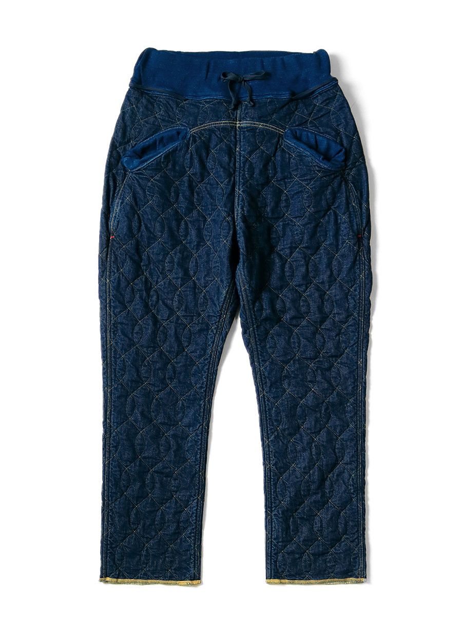 Kapital Kapital Fleece waffle quilting denim Nouvelle pants Size US 36 / EU 52 - 2 Thumbnail