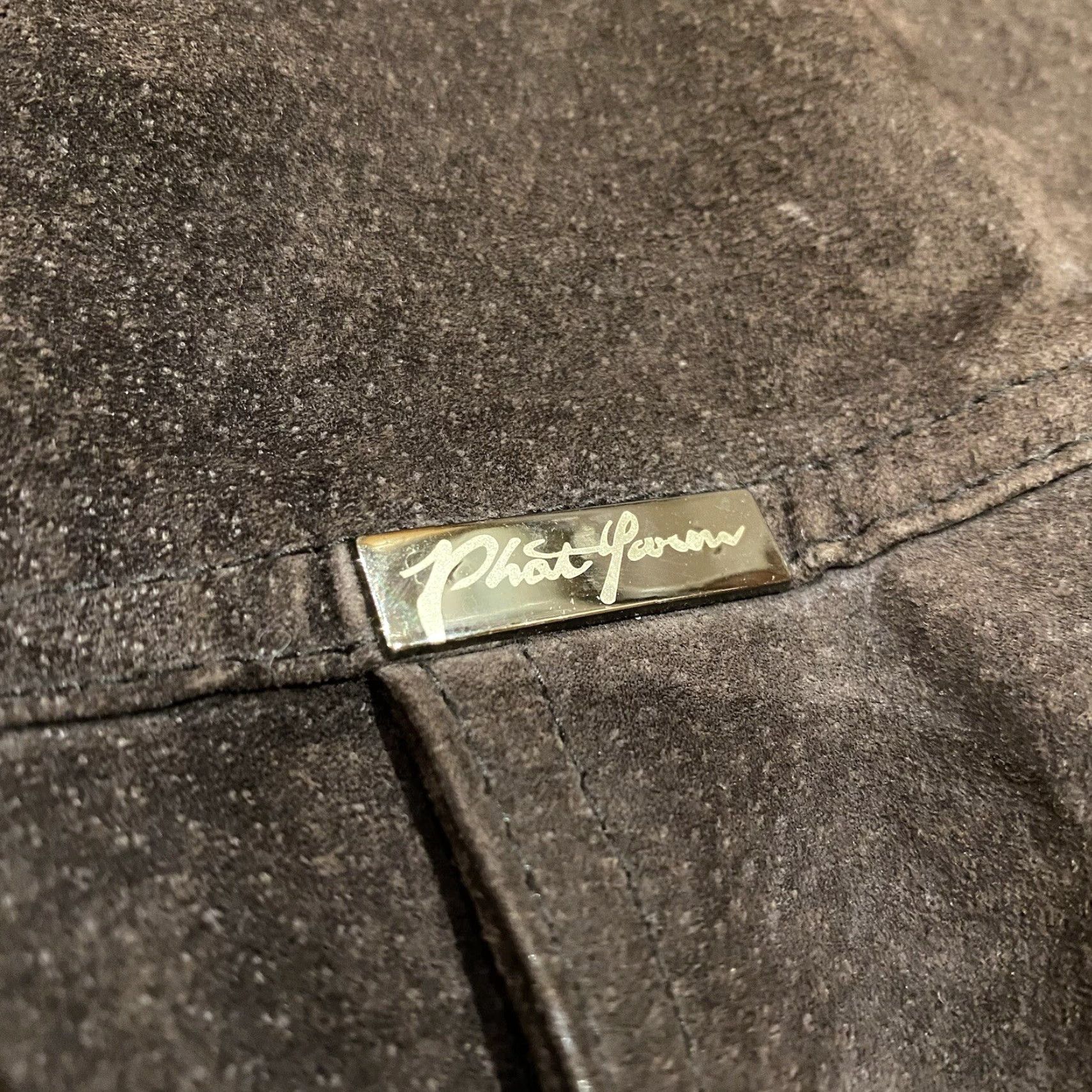 Phat Farm VINTAGE Phat Farm Brown Suede Leather Jacket 2XL Wool Lined Hip-Hop Y2K Wu Tang Size XXL Mens Jacket Size US XXL / EU 58 / 5 - 4 Thumbnail