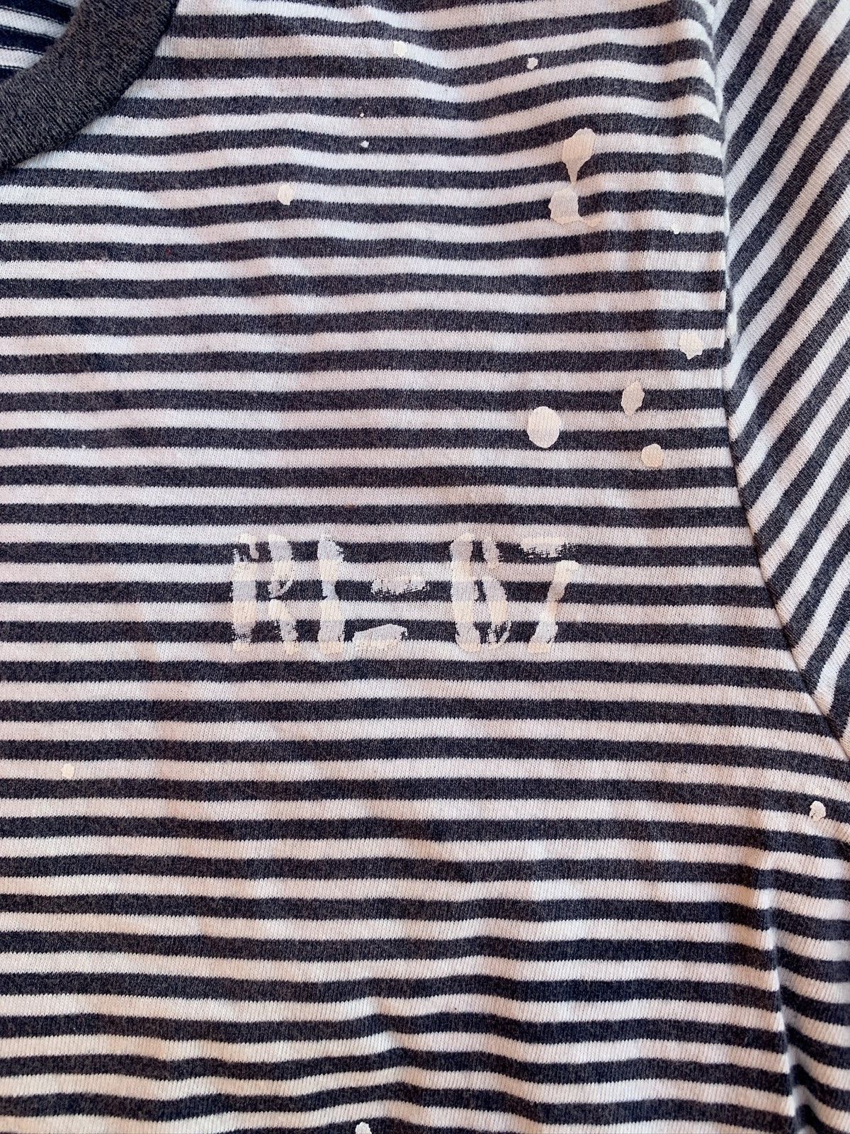 Polo Ralph Lauren Polo Ralph Lauren RL-67 Striped Paint Splatter T-Shirt Size S / US 4 / IT 40 - 5 Thumbnail
