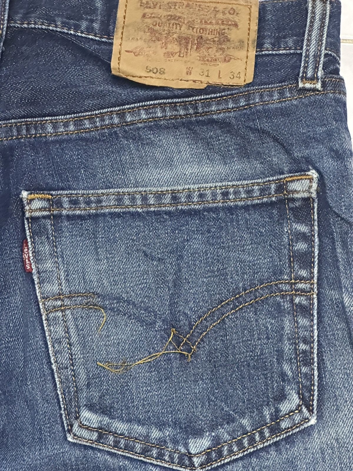 Levi's Levis 508 Vintage Baggy Loose Style Distressed & Faded Size US 31 - 7 Thumbnail
