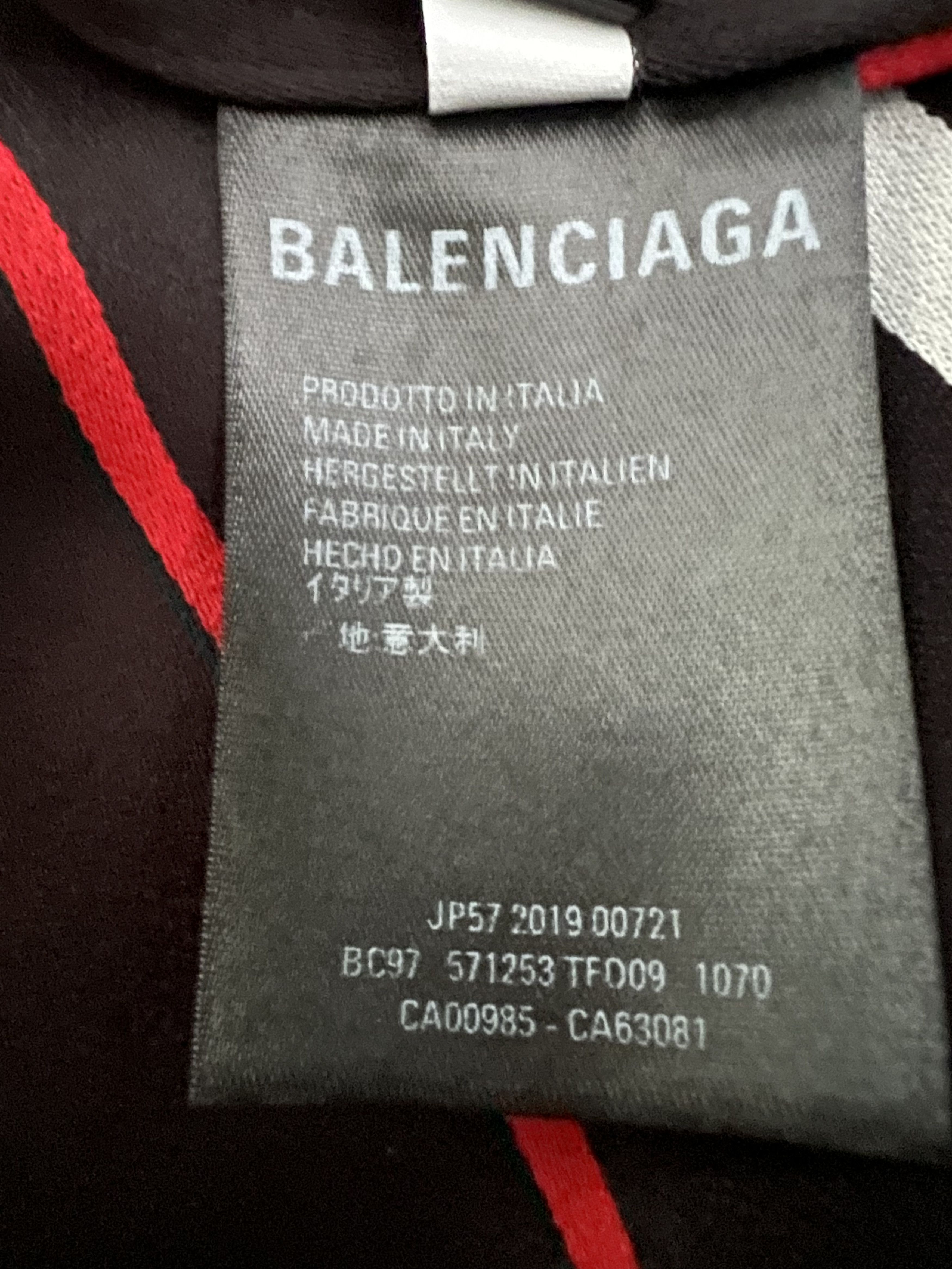 Balenciaga Balenciaga Oversize Logo Print Check Shirt Size US S / EU 44-46 / 1 - 11 Thumbnail
