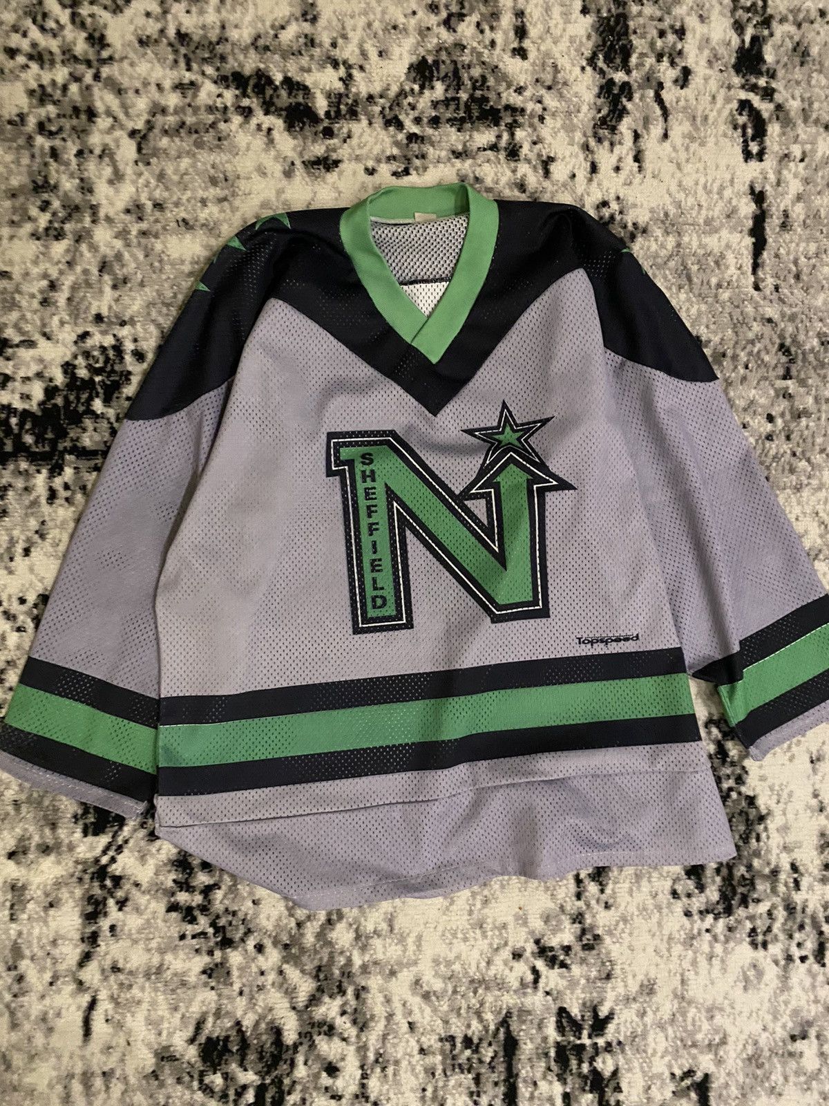 NHL × Vintage Vintage Minnesota Training Jersey Hockey Nhl Size US L / EU 52-54 / 3 - 1 Thumbnail