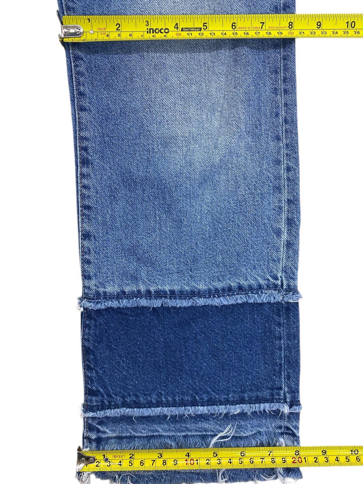 Japanese Brand Japanese Brand High Waist Denim Style Straight Chopped Jeans Size US 30 / EU 46 - 9 Thumbnail