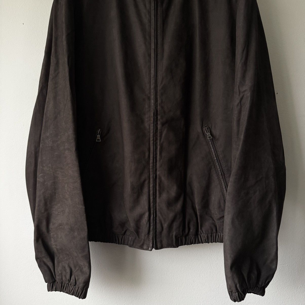 Prada Prada SS2007 Brown Nubuck Leather Bomber Jacket Size US M / EU 48-50 / 2 - 3 Thumbnail