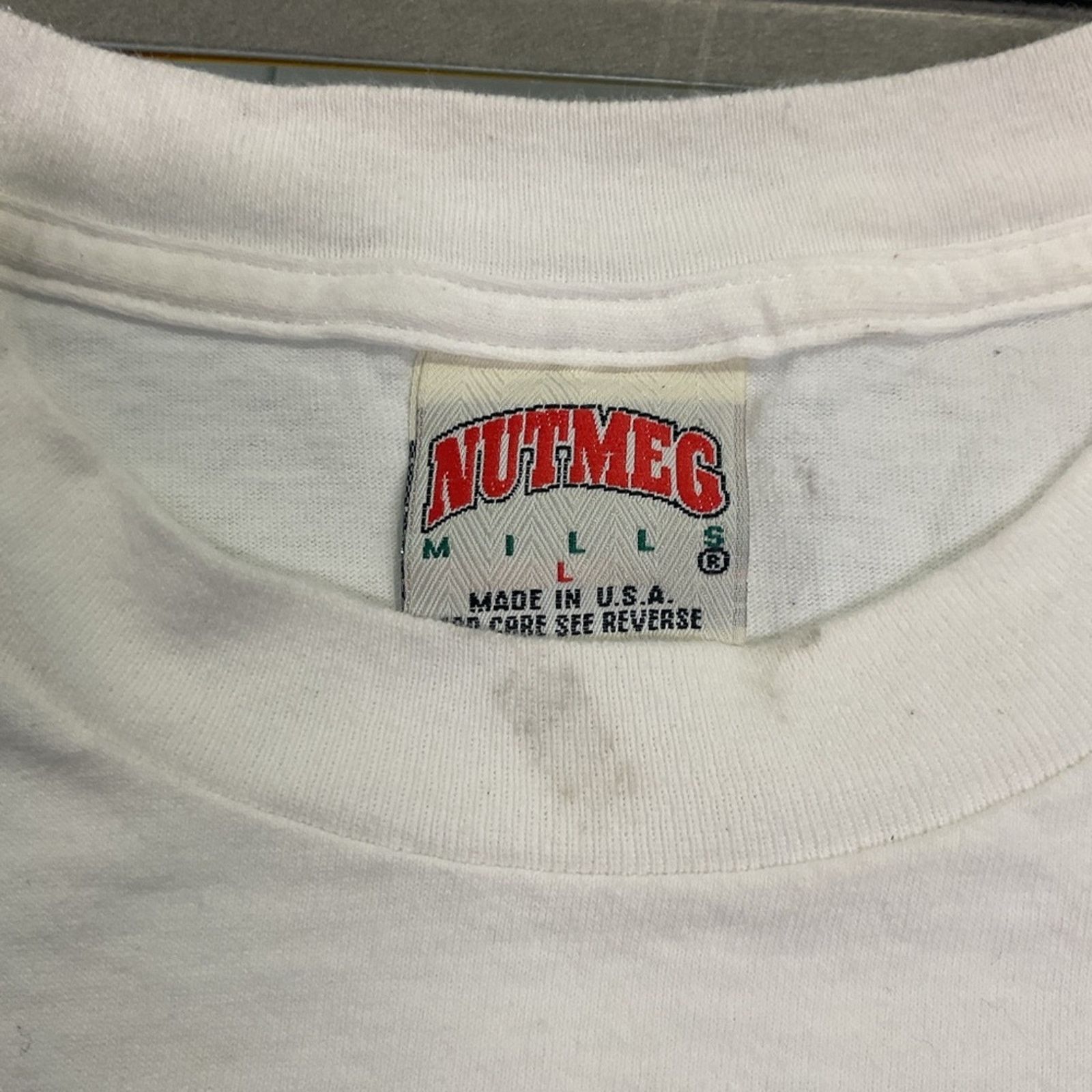 Nutmeg Vintage 90s Nutmeg Florida Marlins T-Shirt Size US L / EU 52-54 / 3 - 3 Thumbnail