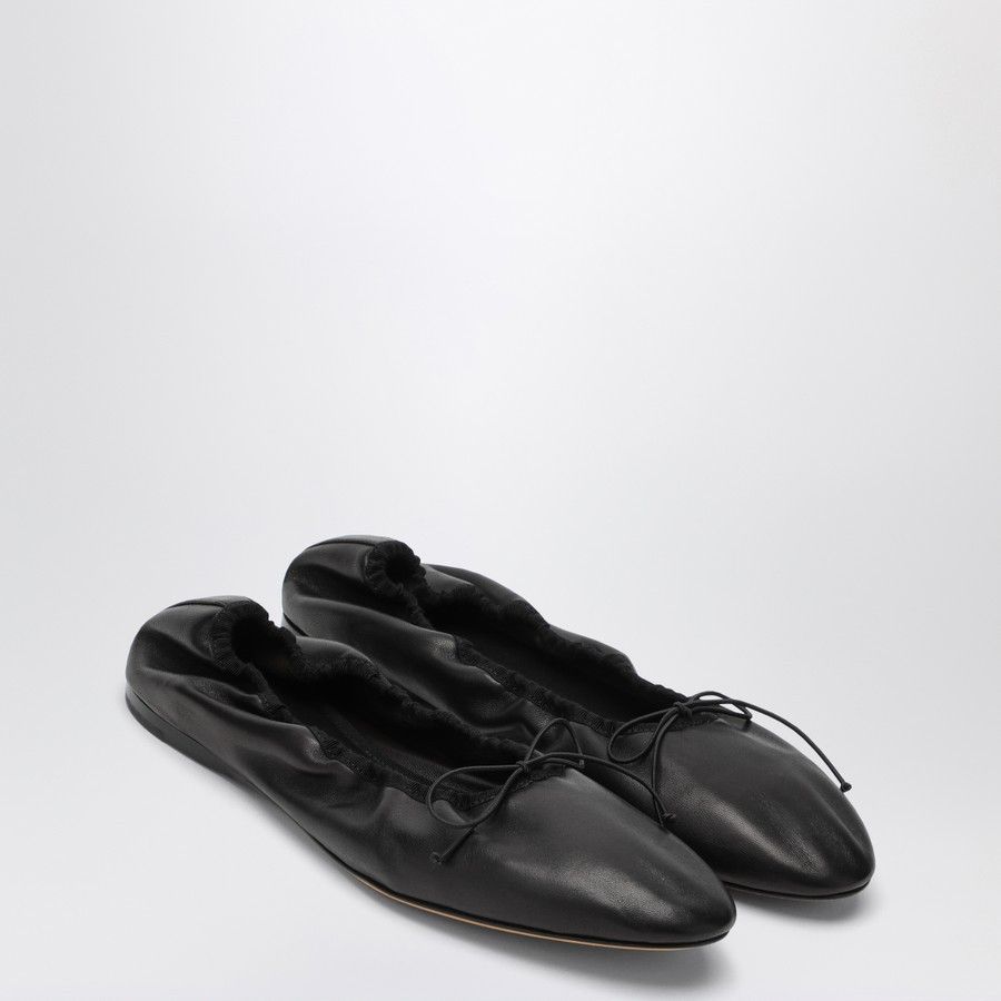 The Row o1d2blof1024 Leather Awar Ballerina in Black Size US 7 / IT 37 - 1 Thumbnail