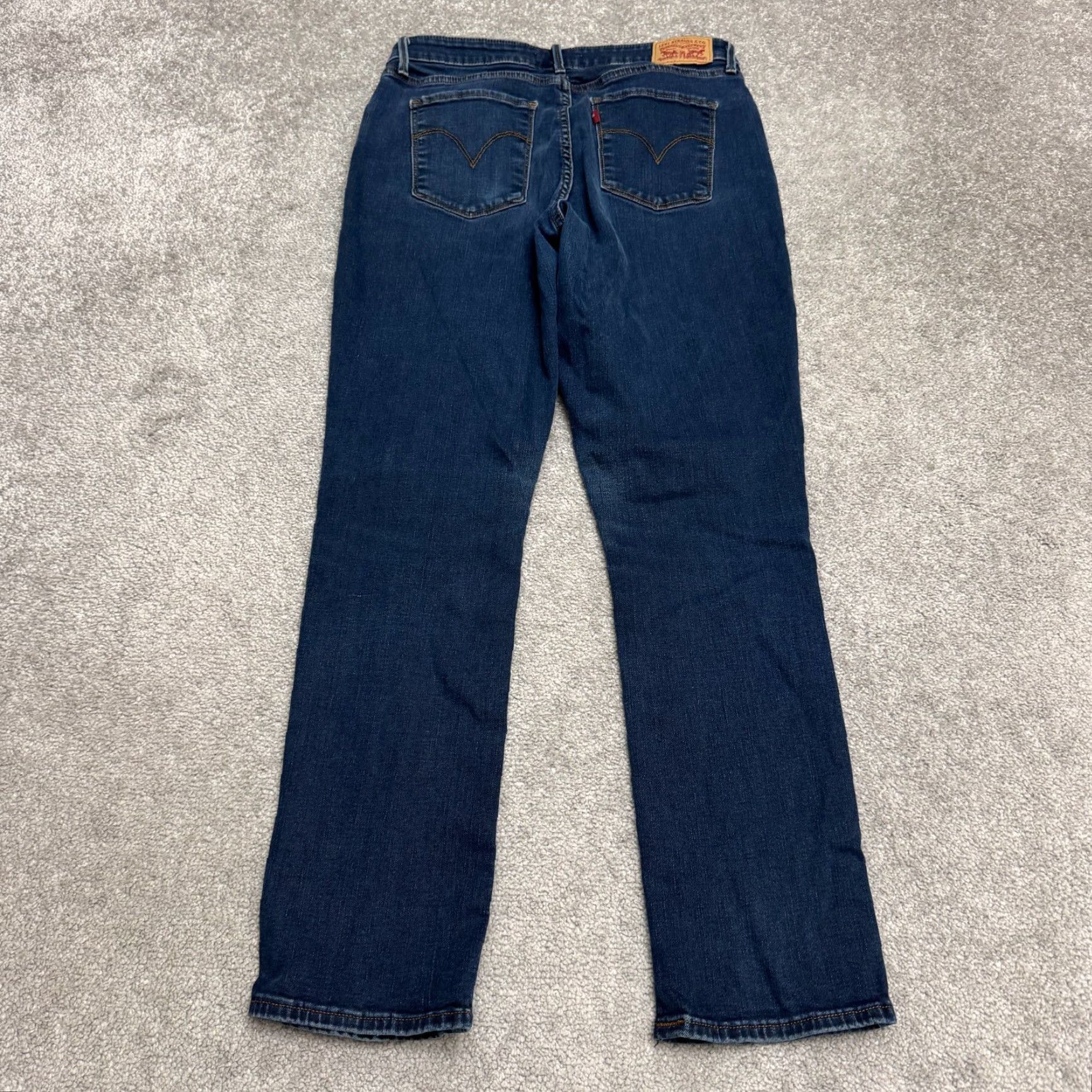 Levi's Levi's Jeans Womens 12 Dark Wash Mid Rise City Outdoor Preppy 5-Pocket Denim Cotton Blend Skinny Size 34" / US 12 / IT 48 - 2 Thumbnail