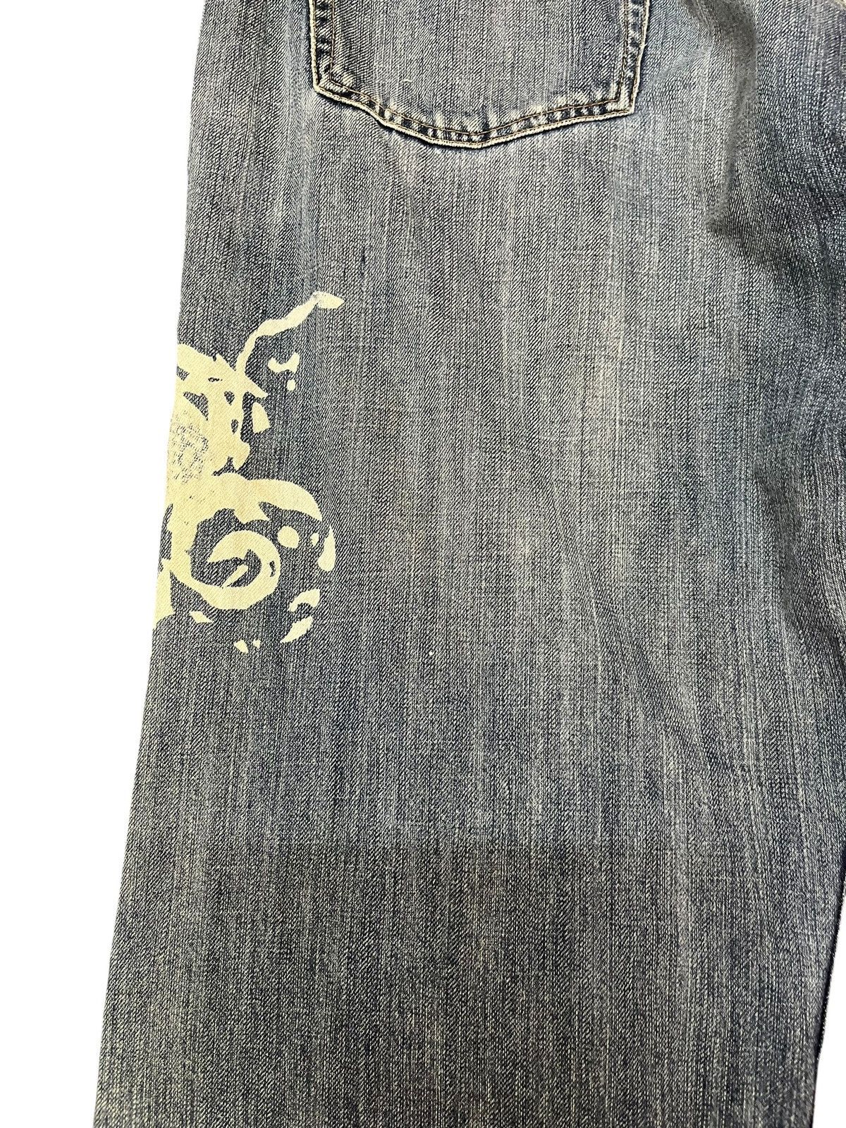 Hysteric Glamour Vintage Japanese Brand Karakuri Tamashi Dragon Printed Denim Size US 35 - 7 Thumbnail