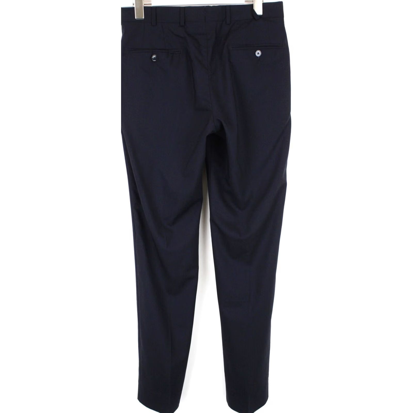 Massimo Dutti Massimo Dutti Trousers Men's US 30 Wool Pleated Pinstripe Zip Fly Blue Size US 30 / EU 46 - 2 Thumbnail