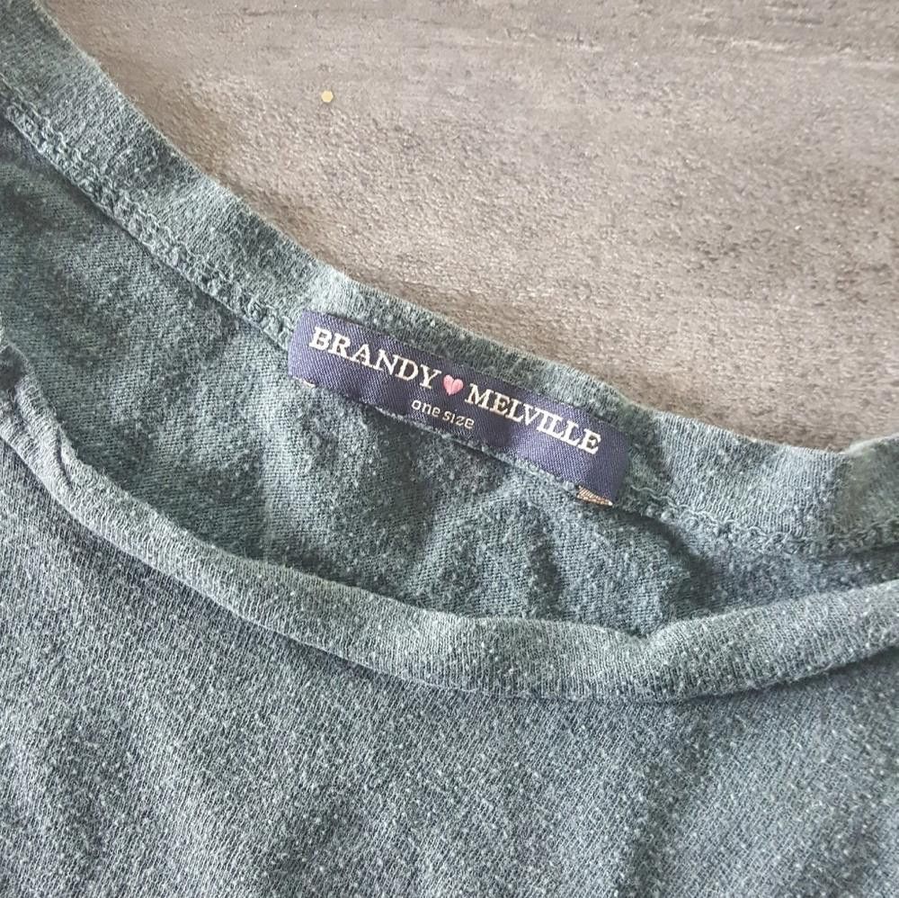 Designer Black Faded Melville Comfy Short Sleeve Size ONE SIZE - 3 Thumbnail