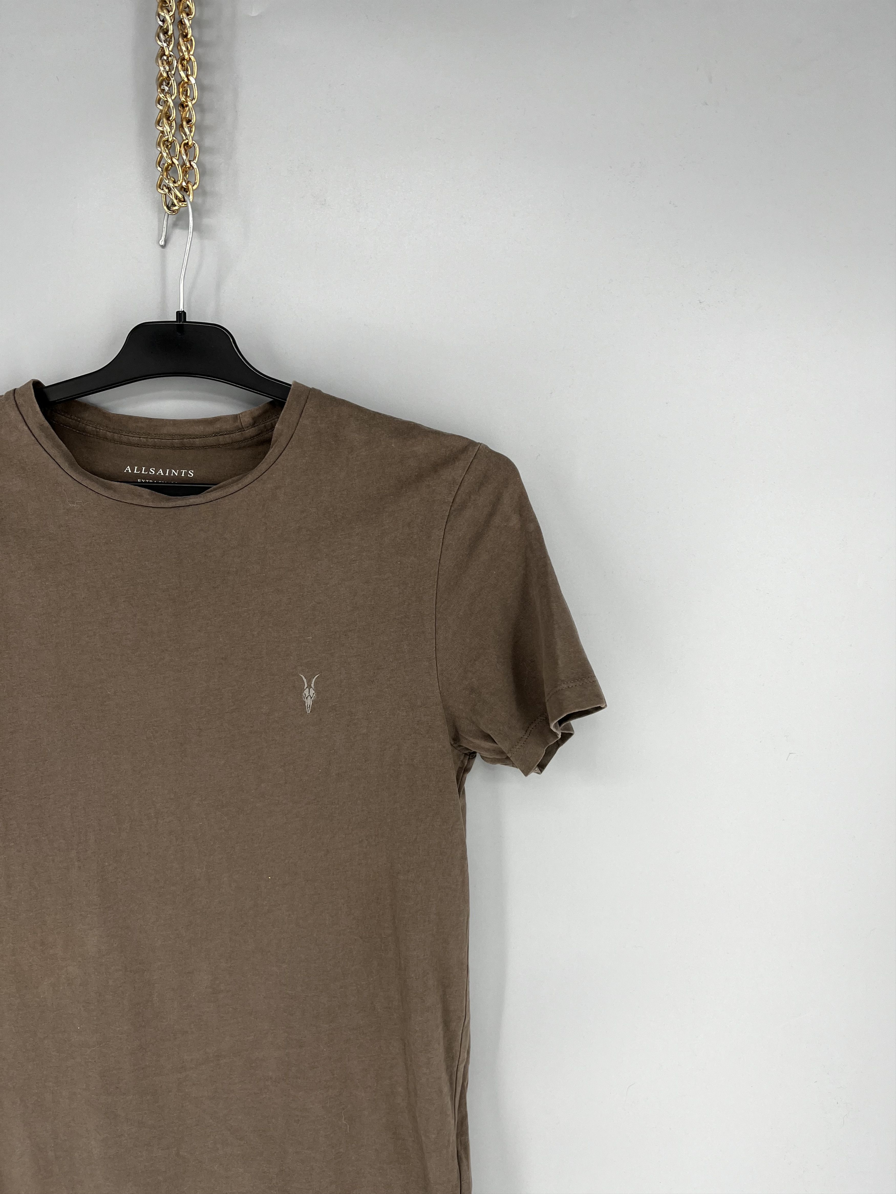 Allsaints Vintage Basic Allsaints Mini Logo Basic Tee Old Money Size US XS / EU 42 / 0 - 5 Thumbnail