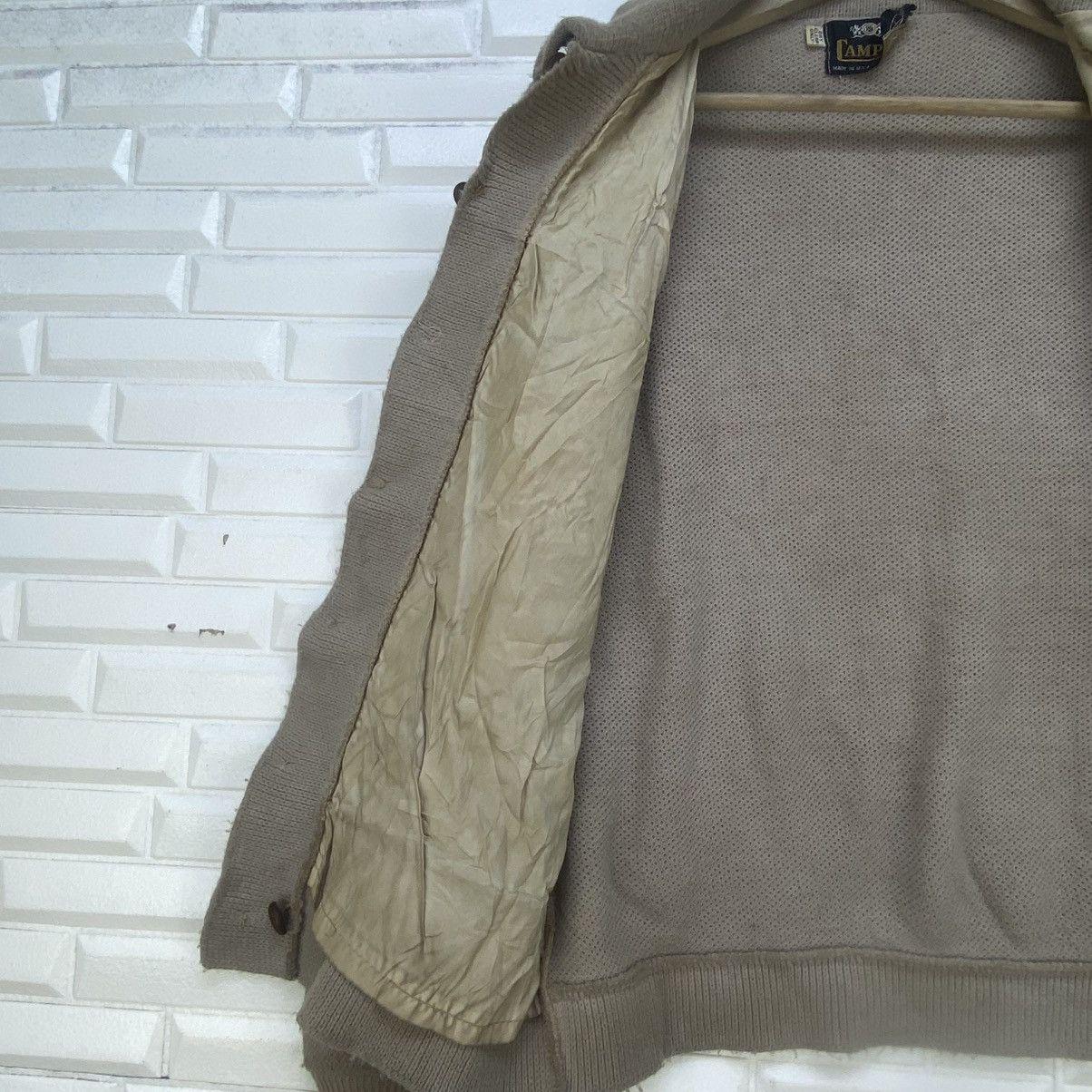 Leather × Vintage Vintage 60s Campus Made in USA Leather + Knitwear Jacket Size US S / EU 44-46 / 1 - 24 Thumbnail